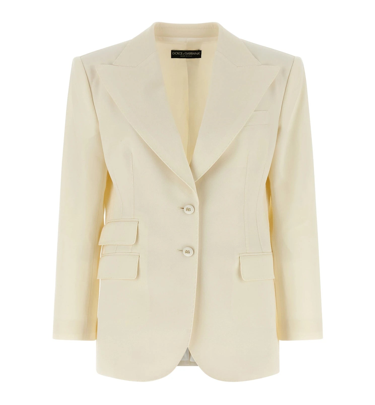 Dolce & Gabbana Blazer in white, Virgin Wool
