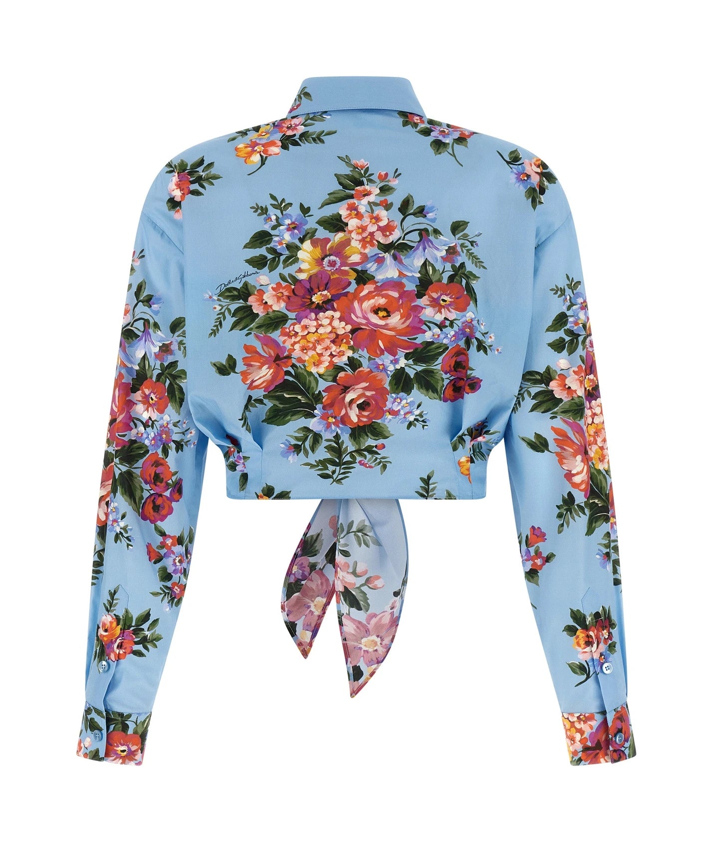 Dolce & Gabbana Blouse in blue, Cotton — view 2