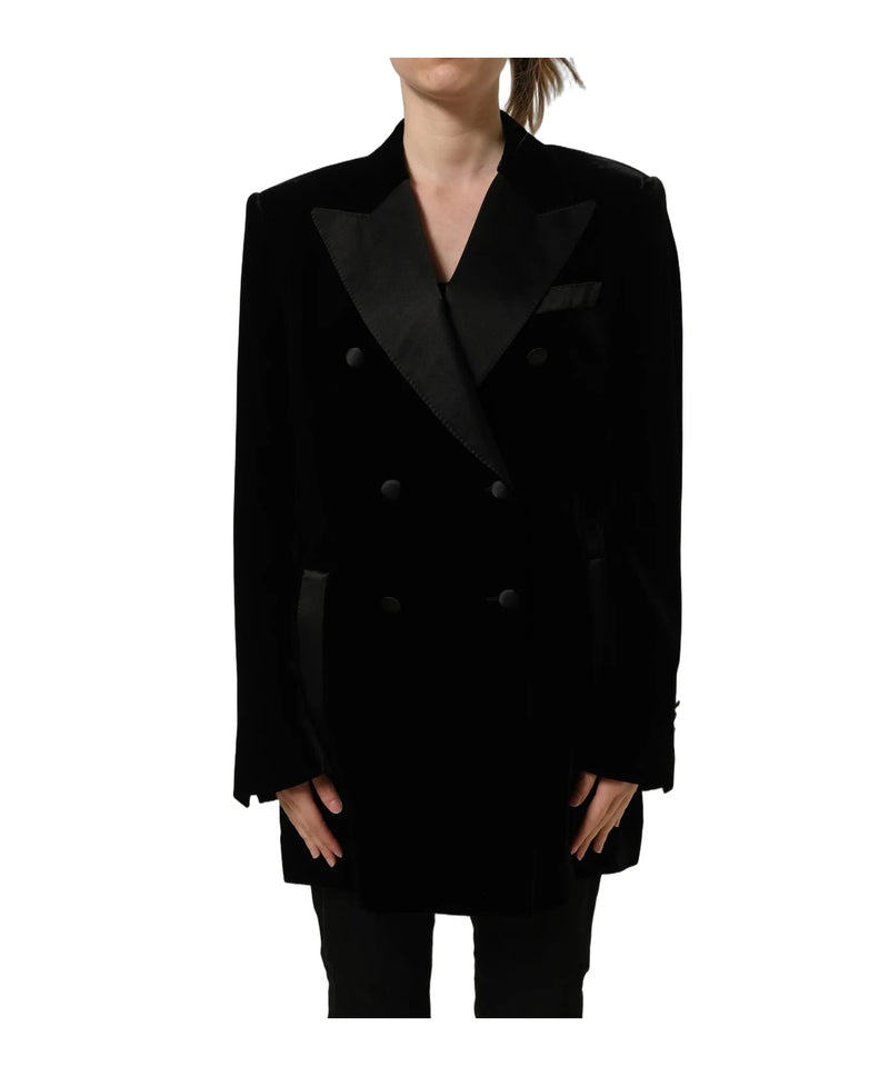 Dolce & Gabbana Bolero Jacket in black, Nylon Nylon — view 3