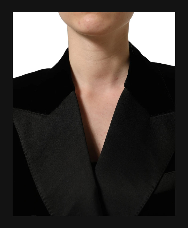 Dolce & Gabbana Bolero Jacket in black, Nylon Nylon — view 6