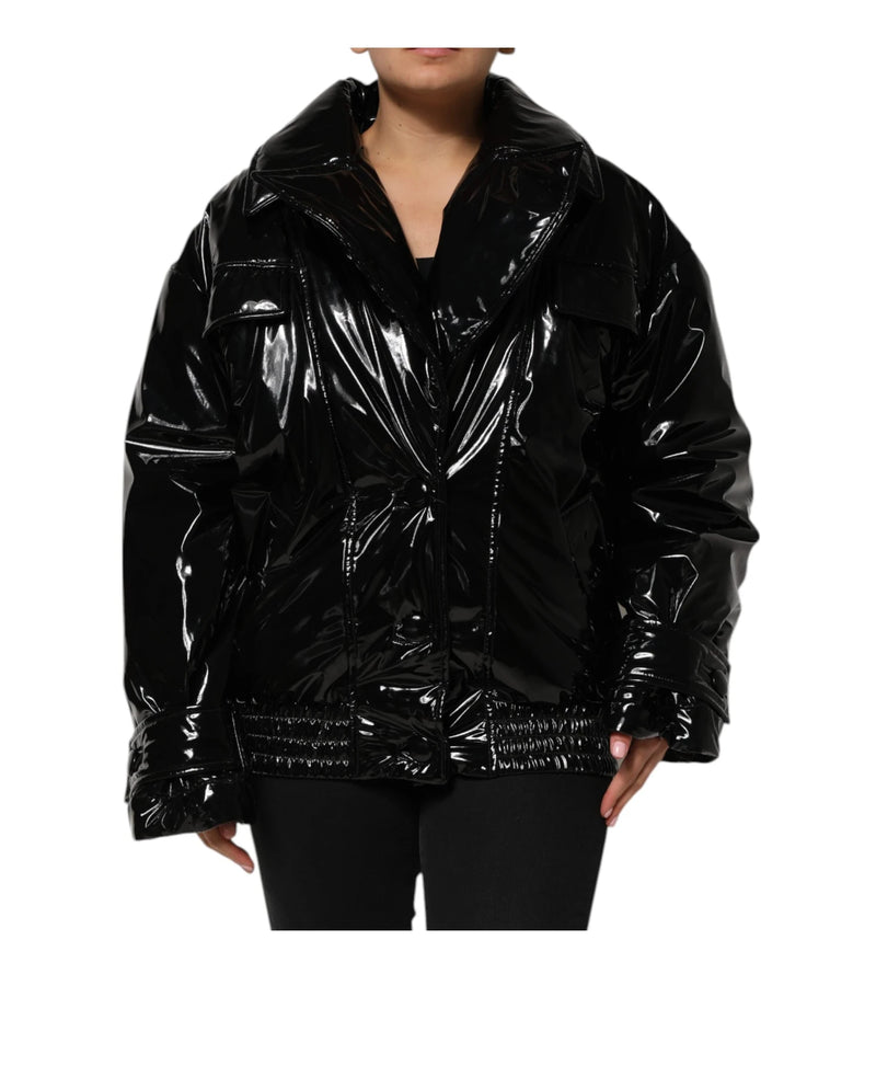 Dolce & Gabbana Bomber Jacket in black, Polyester — view 2