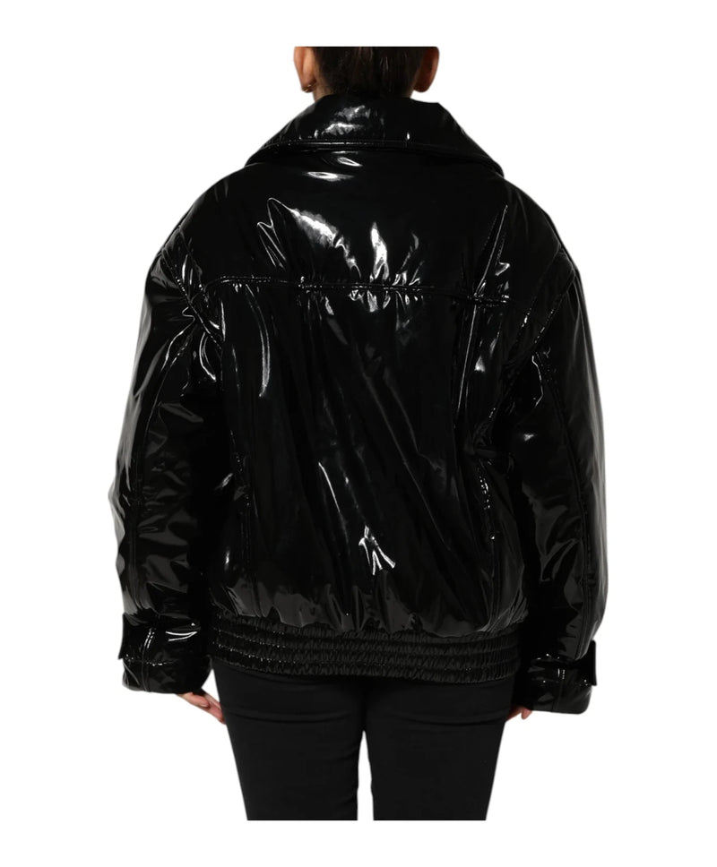 Dolce & Gabbana Bomber Jacket in black, Polyester — view 4