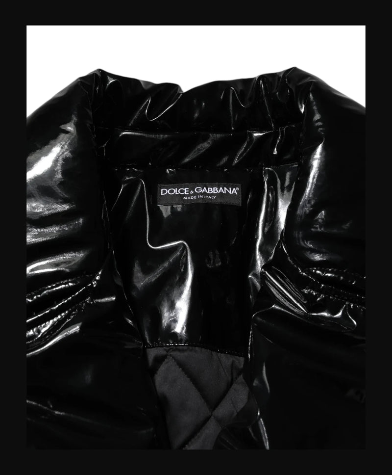 Dolce & Gabbana Bomber Jacket in black, Polyester — view 7