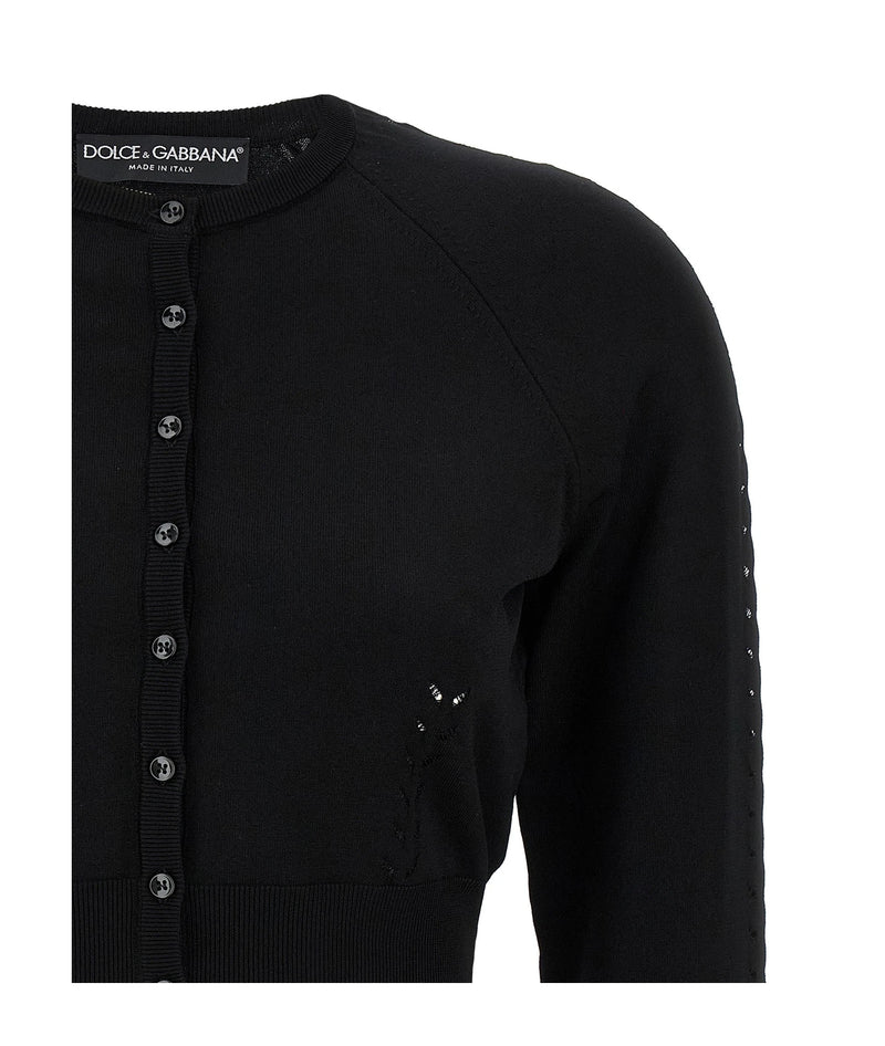 Dolce & Gabbana Cardigan in black, Viscose — view 3