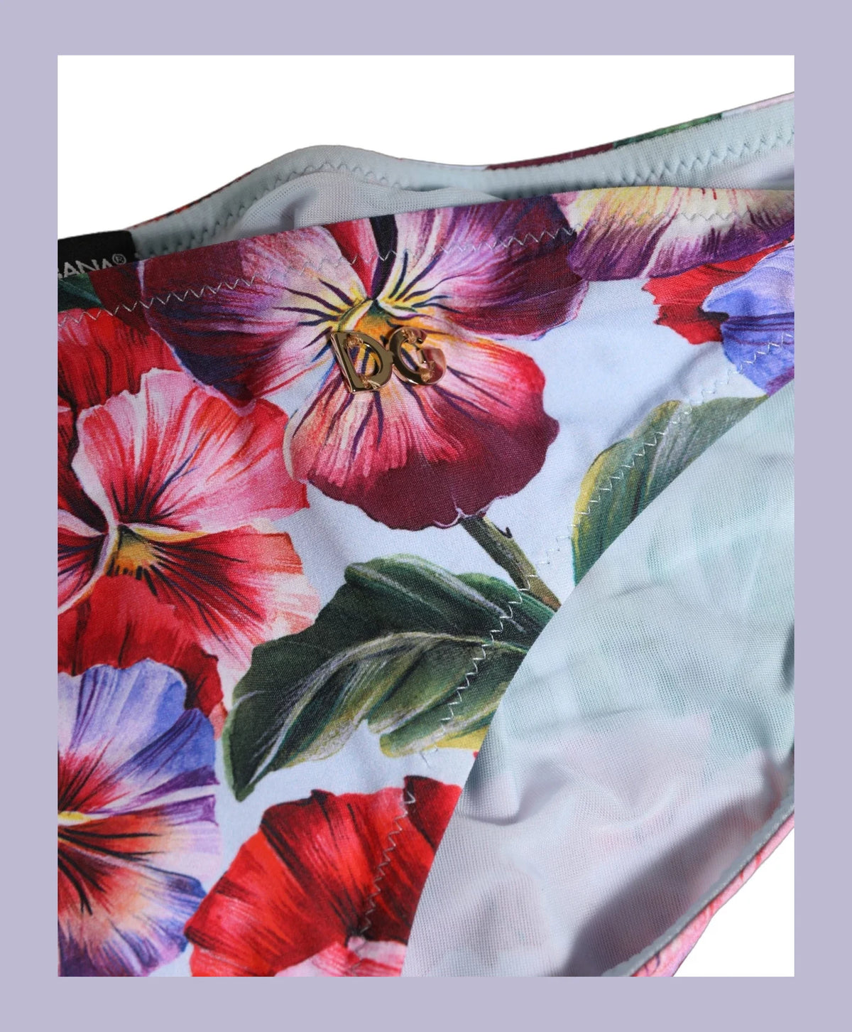 Dolce & Gabbana Classic Bikini in multicolor, Nylon — view 3