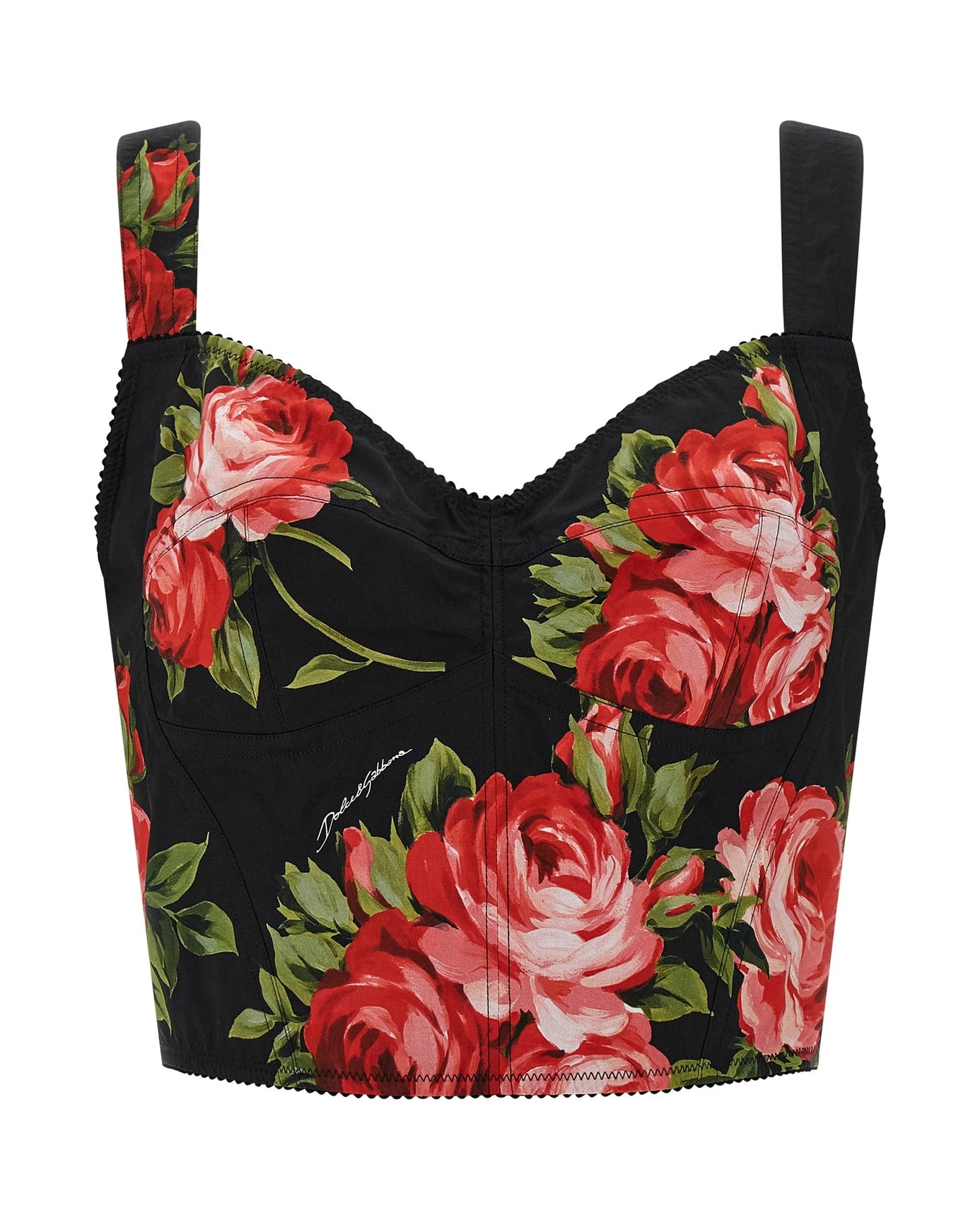Dolce & Gabbana Corset Top in black, Cotton
