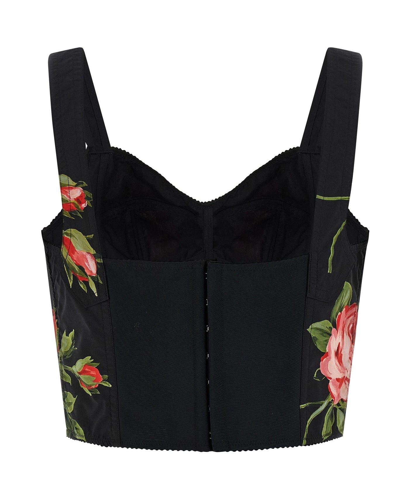 Dolce & Gabbana Corset Top in black, Cotton — view 2