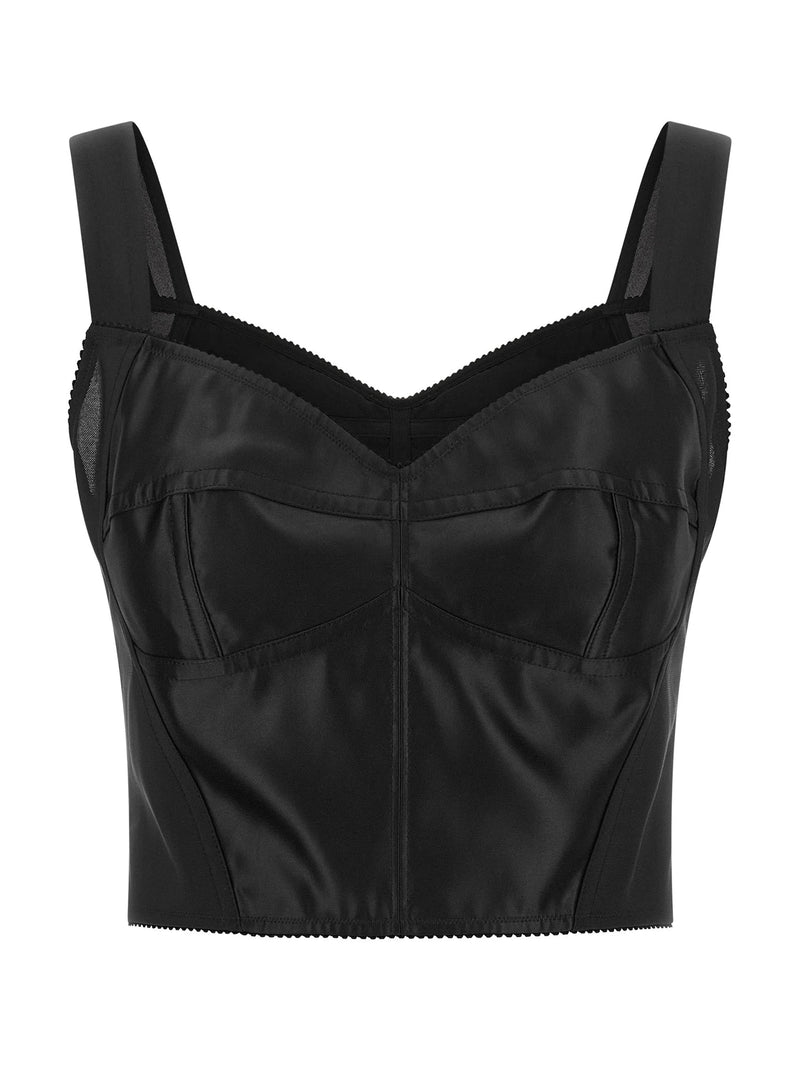 Dolce & Gabbana Corset Top in black