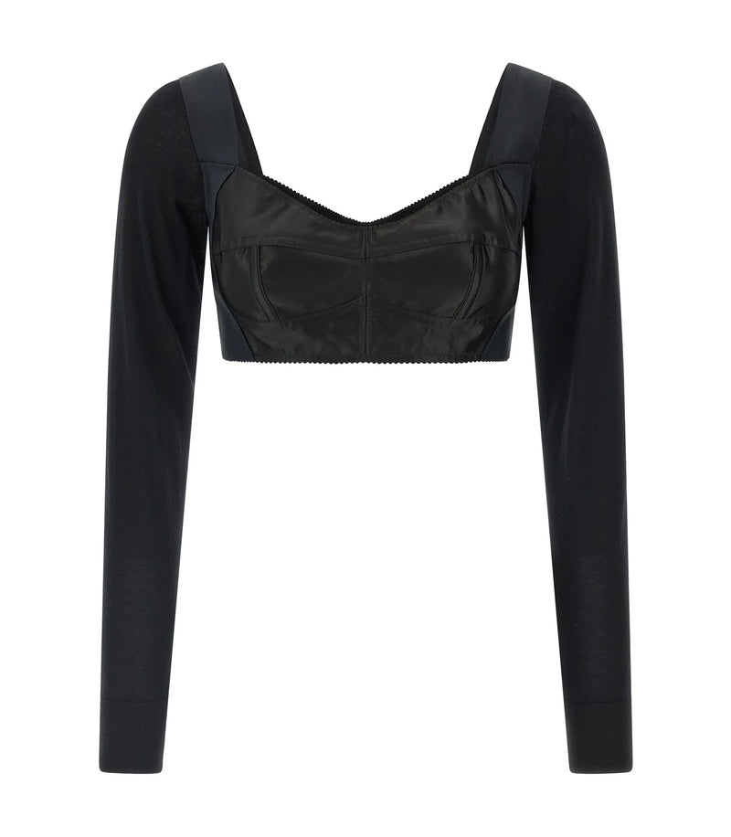 Dolce & Gabbana Corset Top in black