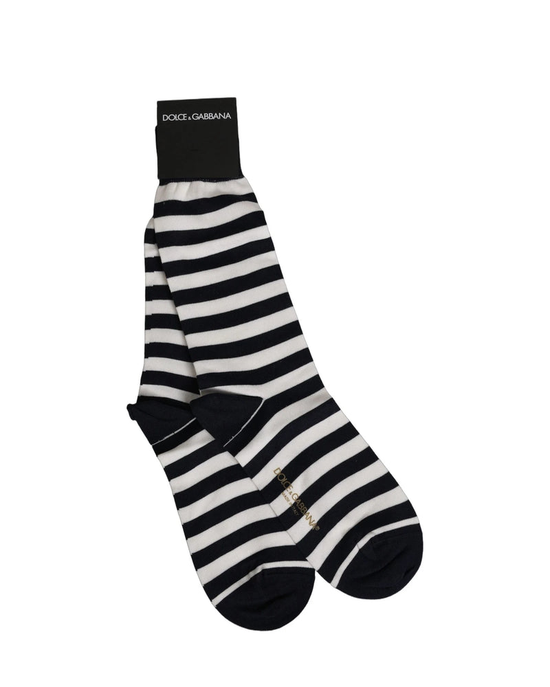 Dolce & Gabbana Crew Sock in black, Cotton — view 3