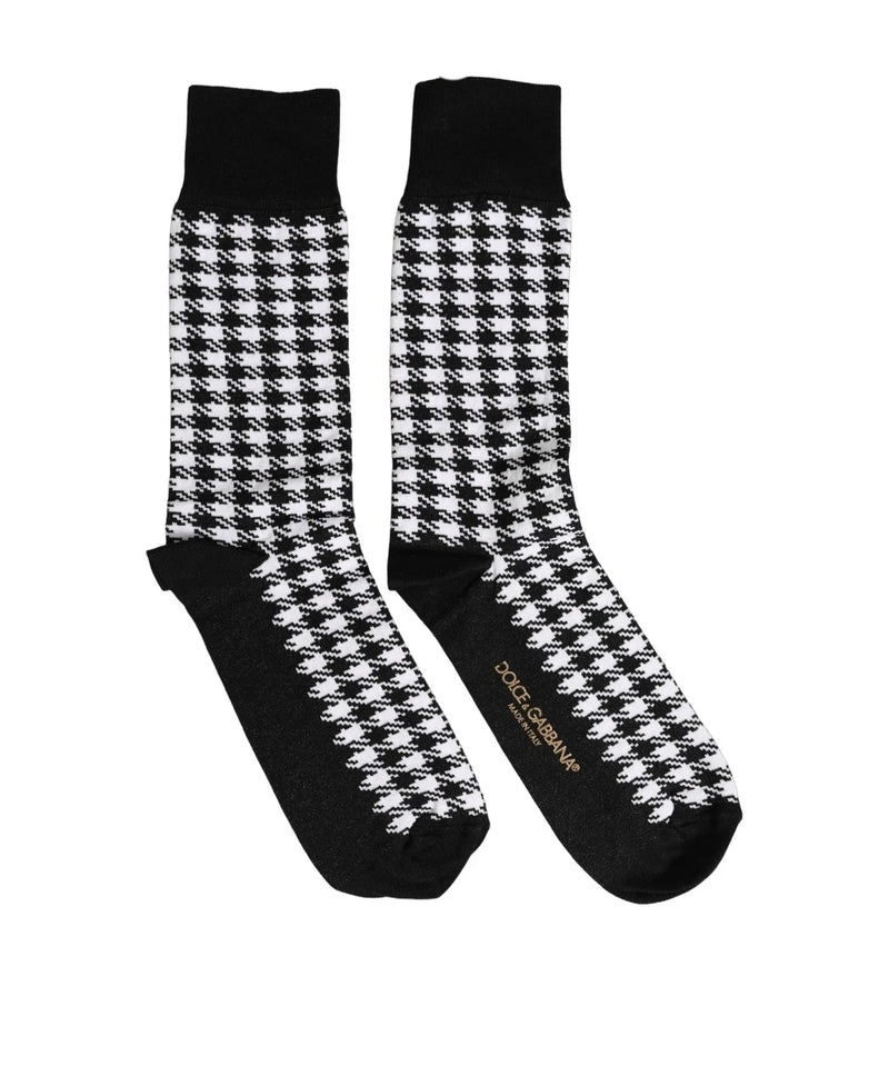 Dolce & Gabbana Crew Sock in black, Cotton — view 4