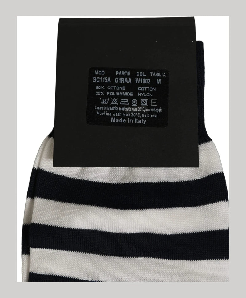 Dolce & Gabbana Crew Sock in black, Cotton — view 5