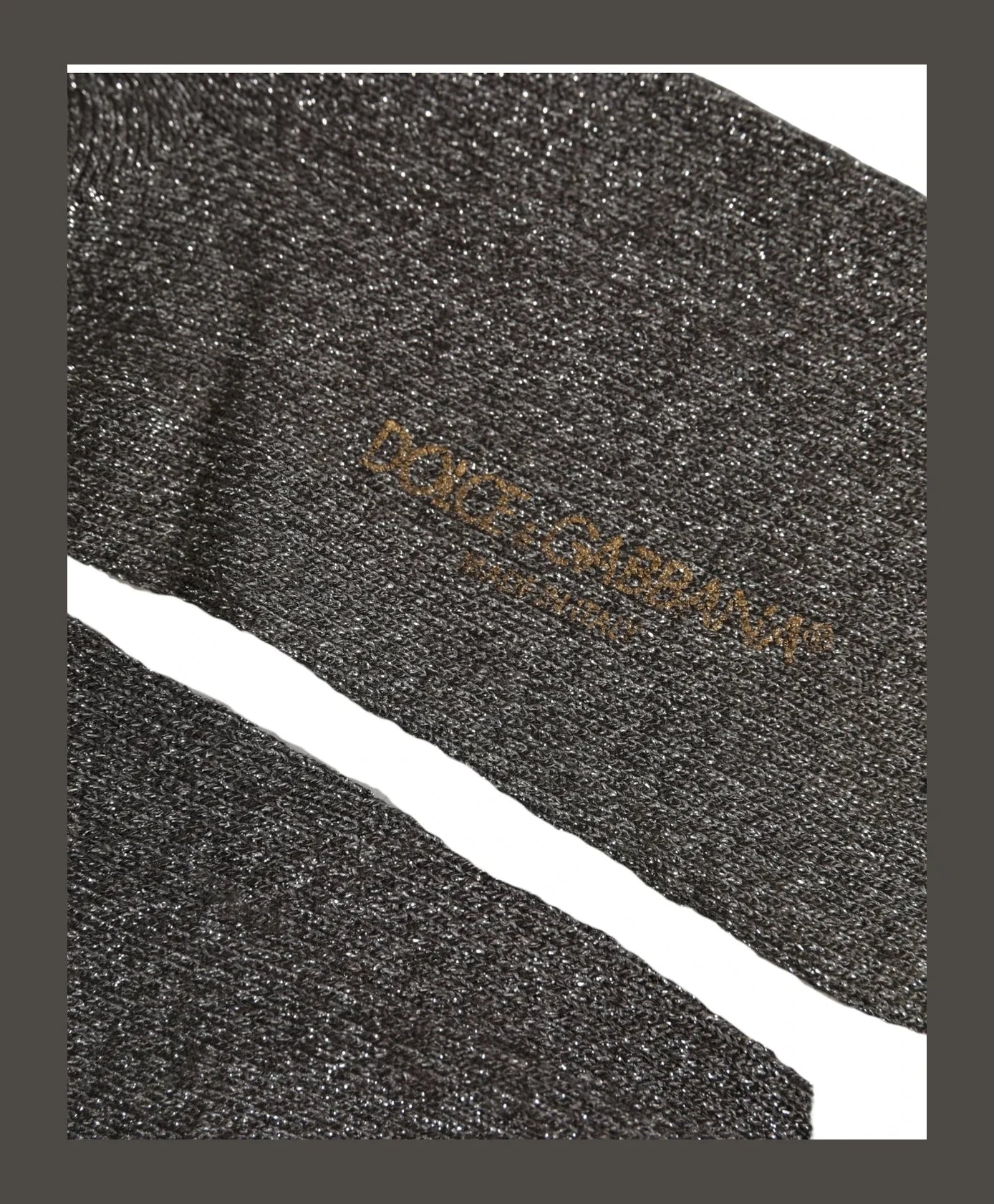 Dolce & Gabbana Crew Sock in gray, Viscose