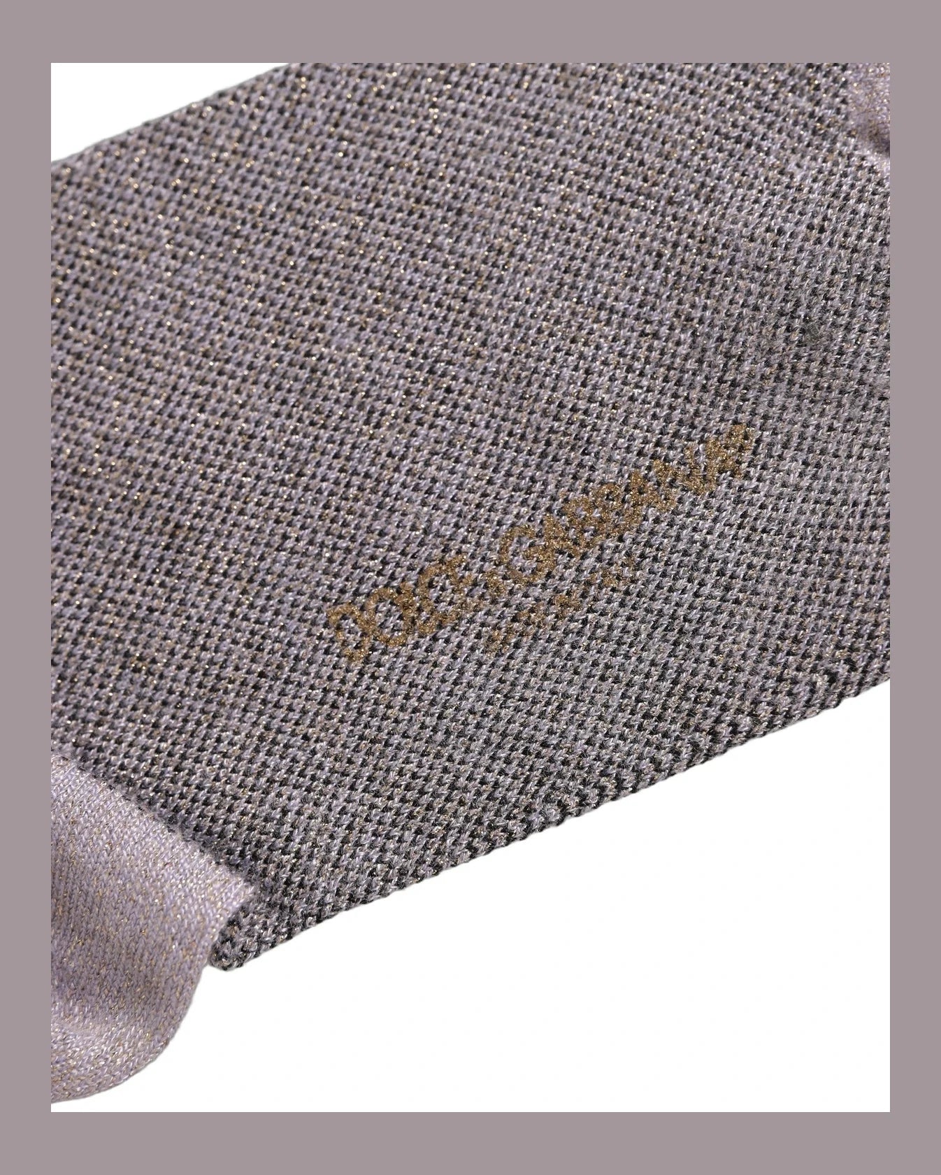Dolce & Gabbana Crew Sock in gray, Viscose