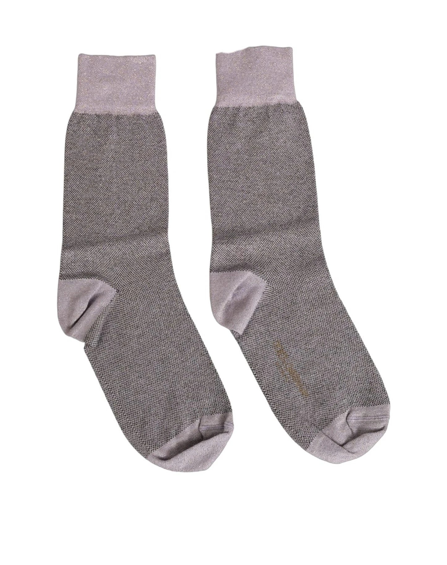 Dolce & Gabbana Crew Sock in gray, Viscose — view 3