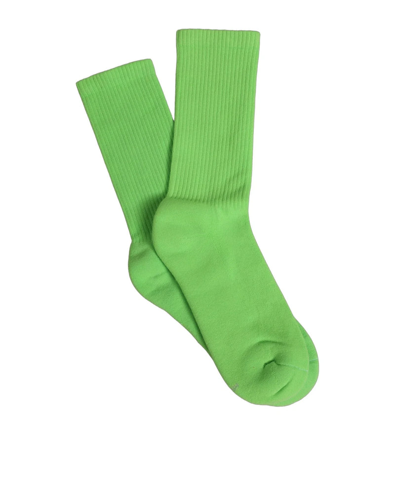 Dolce & Gabbana Crew Sock in green, Cotton — view 2