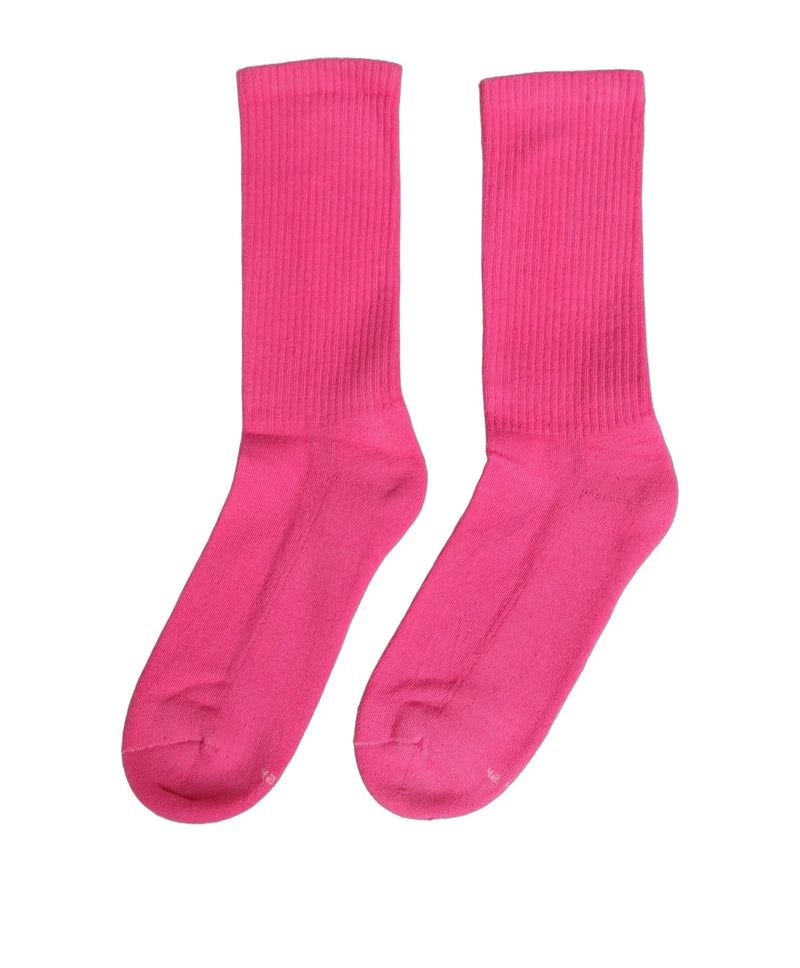 Dolce & Gabbana Crew Sock in pink, Cotton — view 2