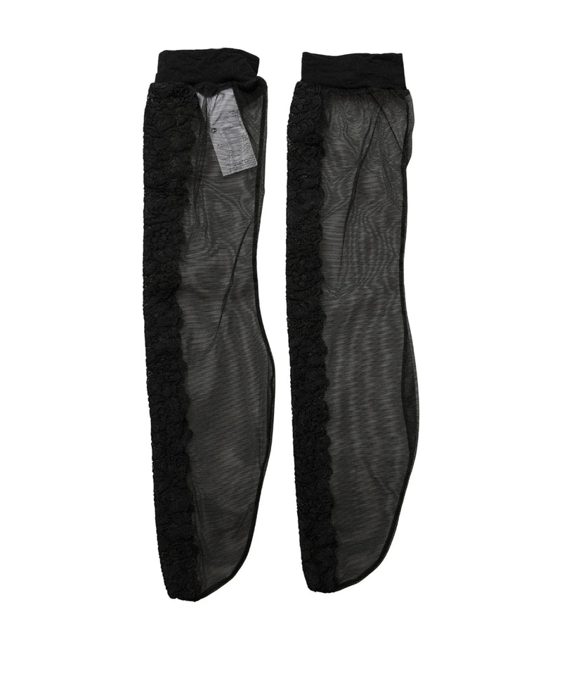 Dolce & Gabbana Dance Sock in black, Elastane — view 3