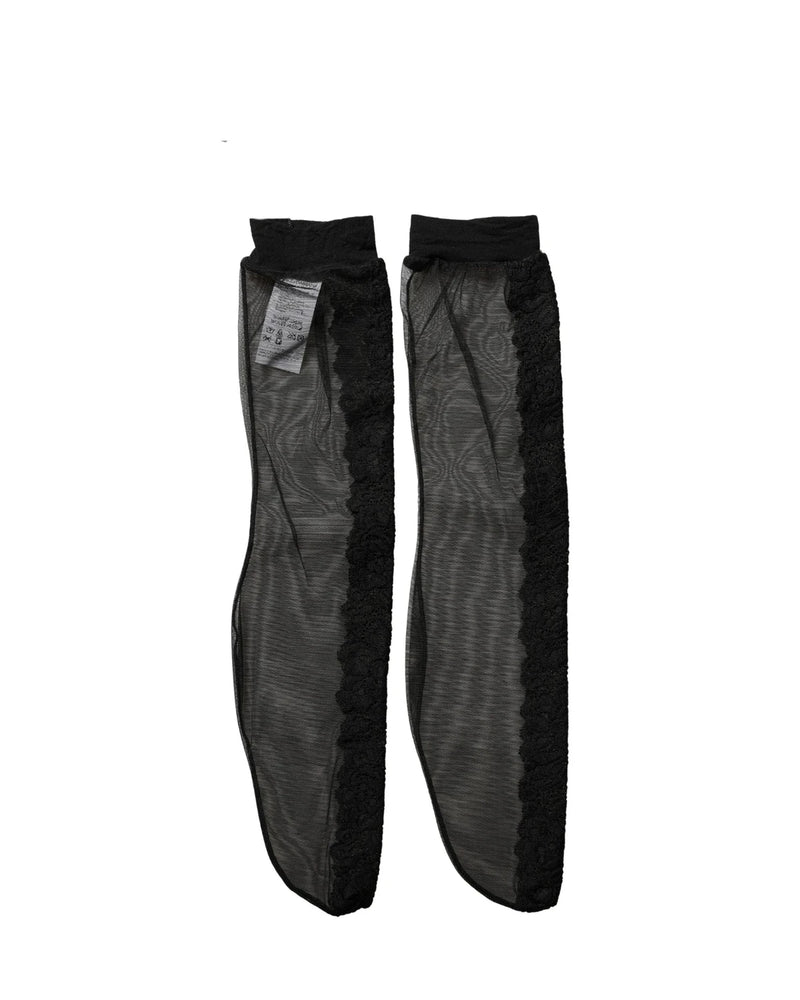 Dolce & Gabbana Dance Sock in black, Elastane — view 4