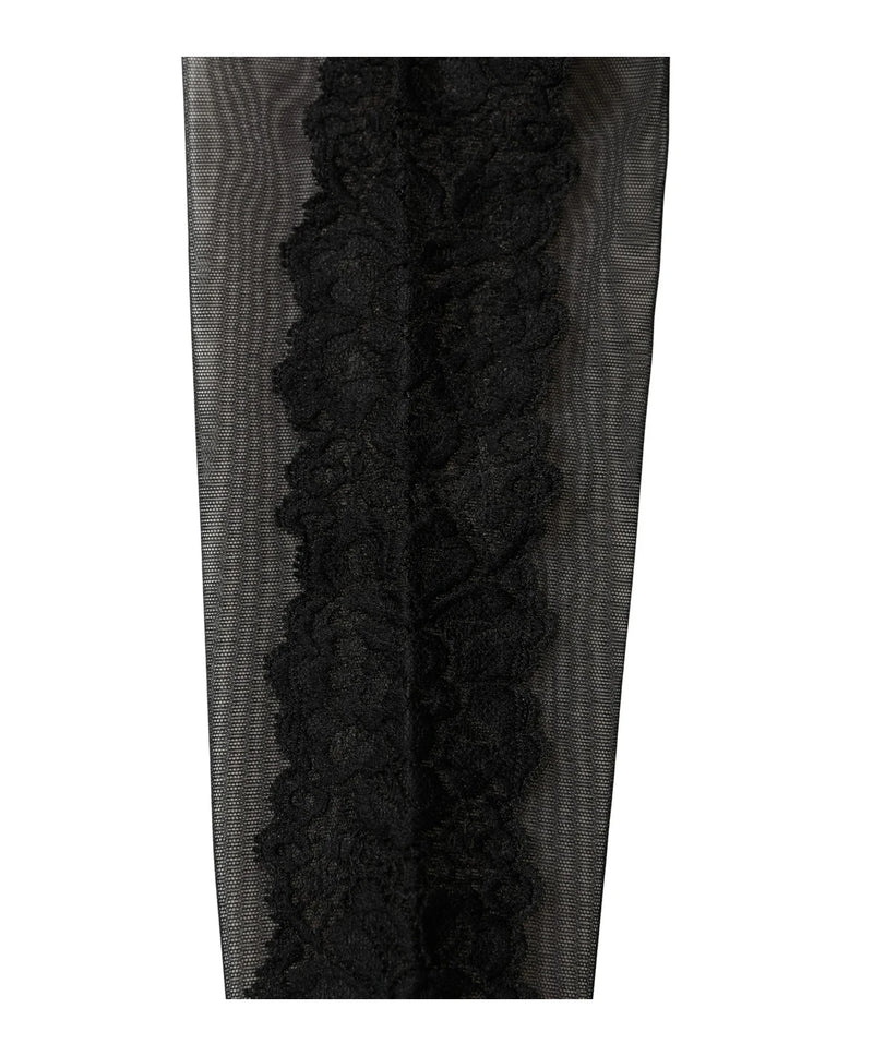 Dolce & Gabbana Dance Sock in black, Elastane — view 5
