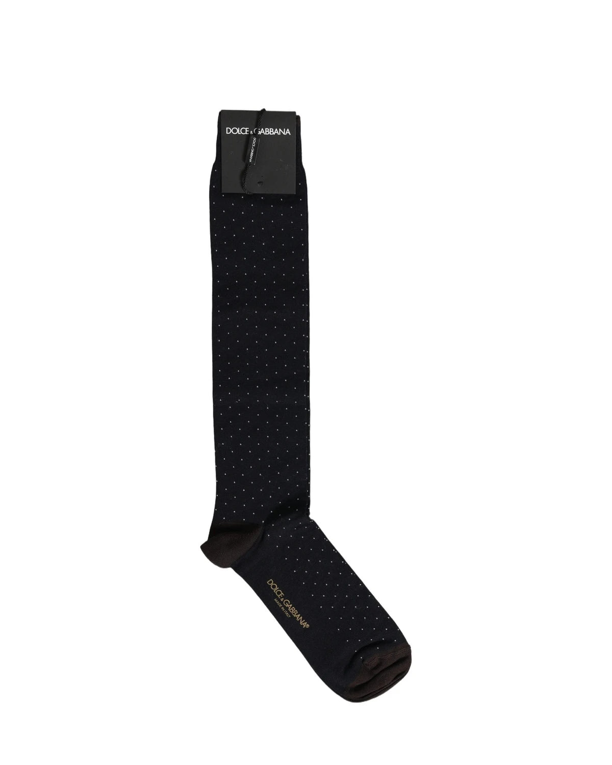 Dolce & Gabbana Dress Sock in black, Cotton — view 3