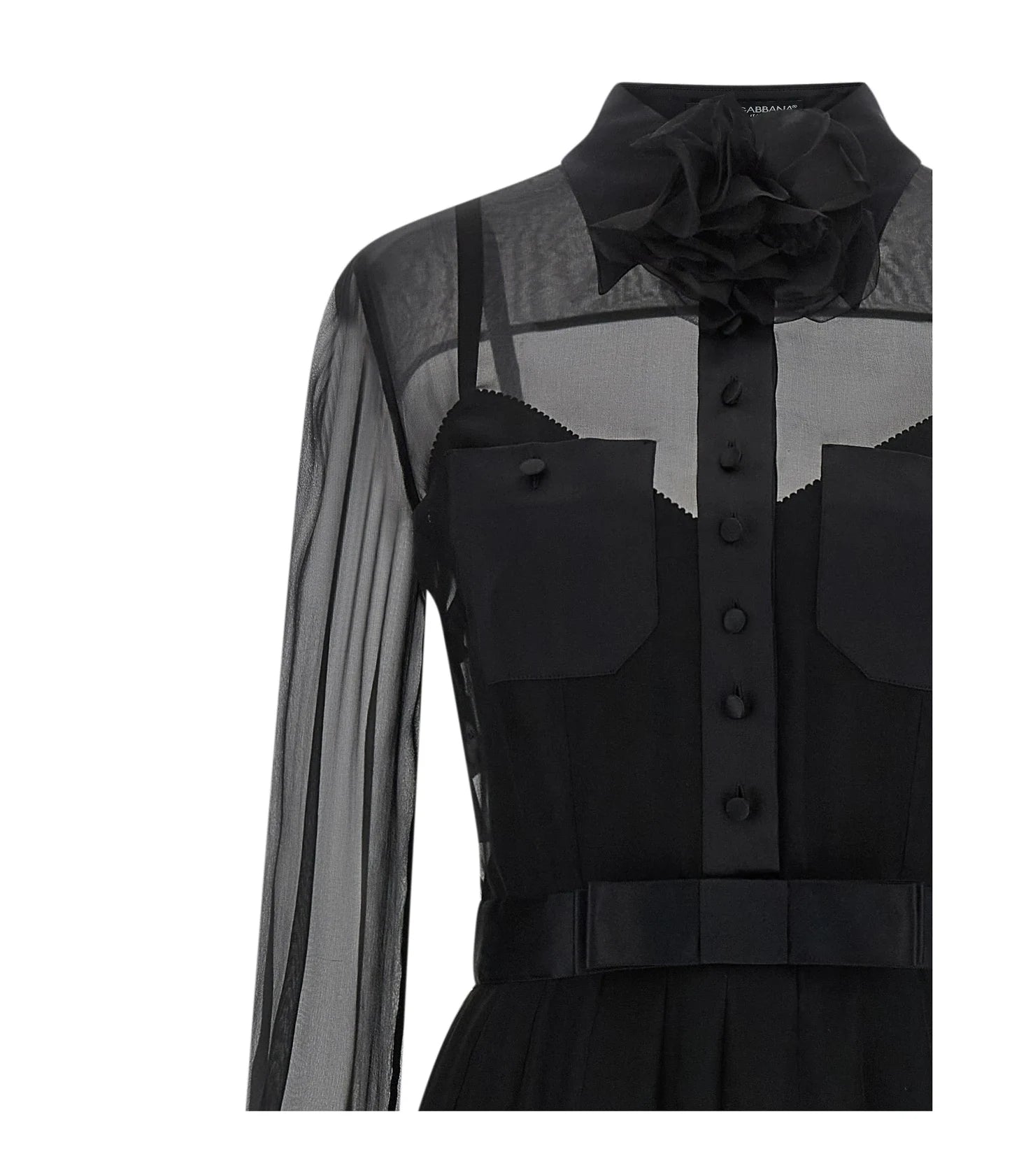 Dolce & Gabbana Dresse in black, Silk — view 3