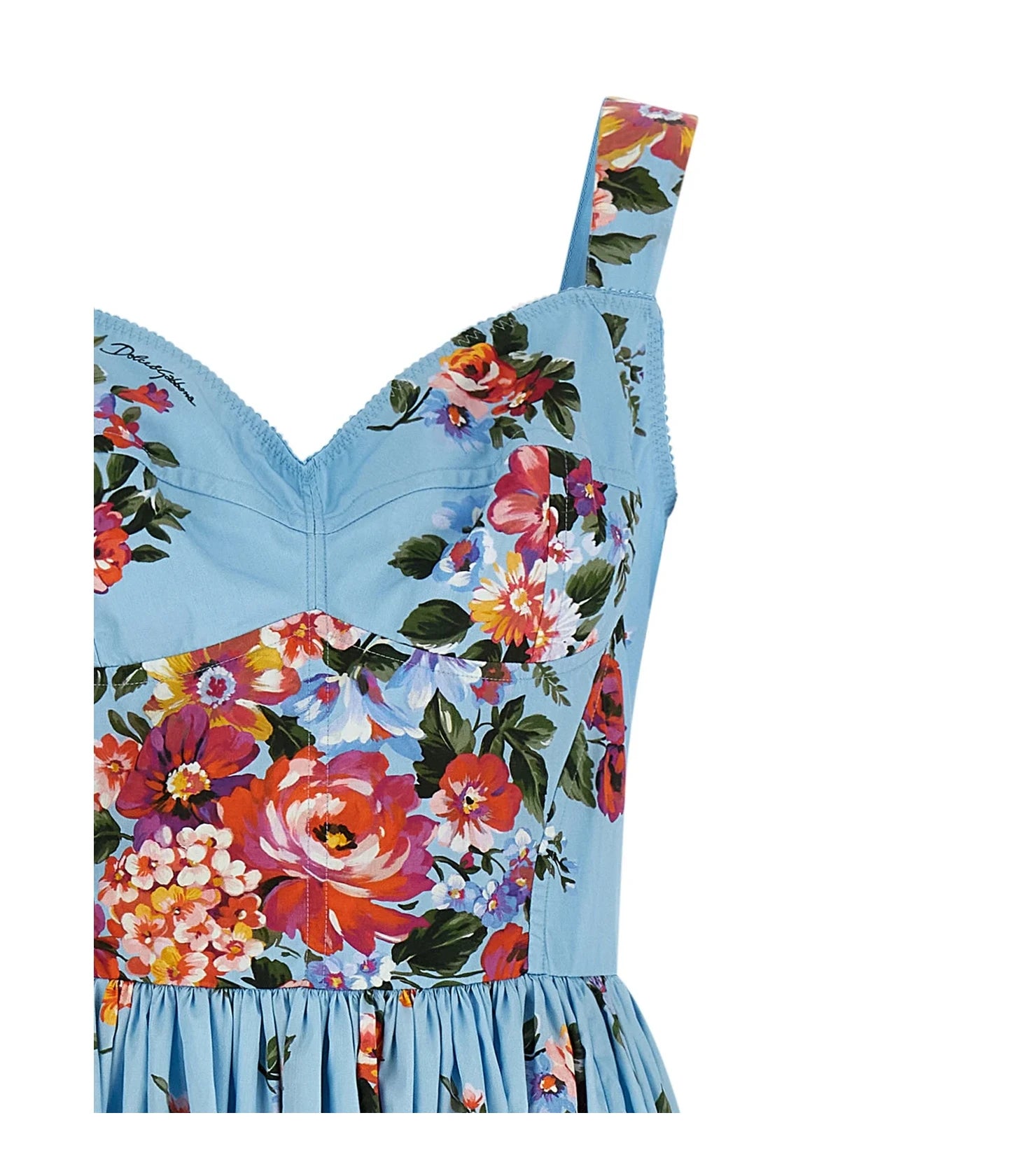Dolce & Gabbana Dresse in blue, Cotton — view 3