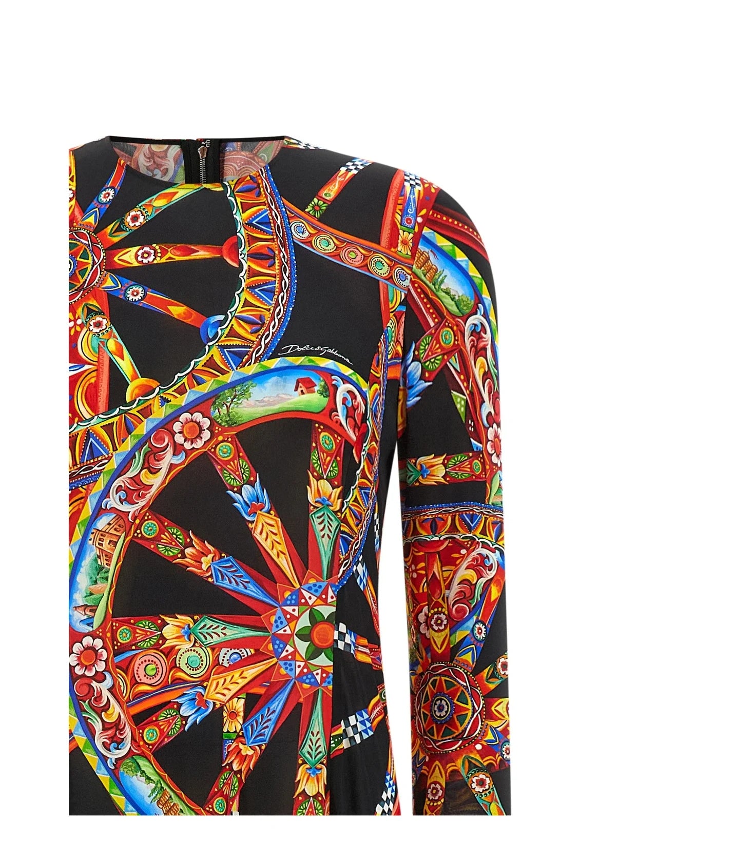 Dolce & Gabbana Dresse in multicolor, Viscose — view 3