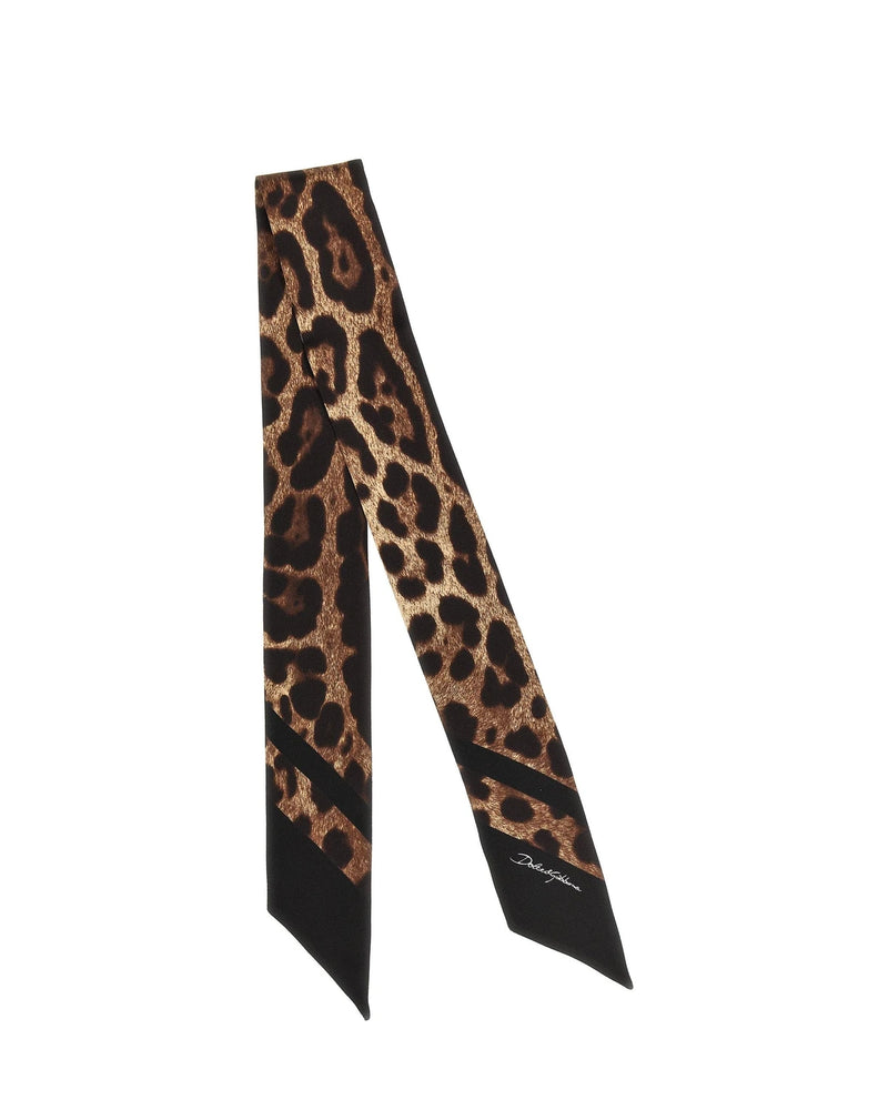 Dolce & Gabbana Durags & Hair Wrap in brown, Silk