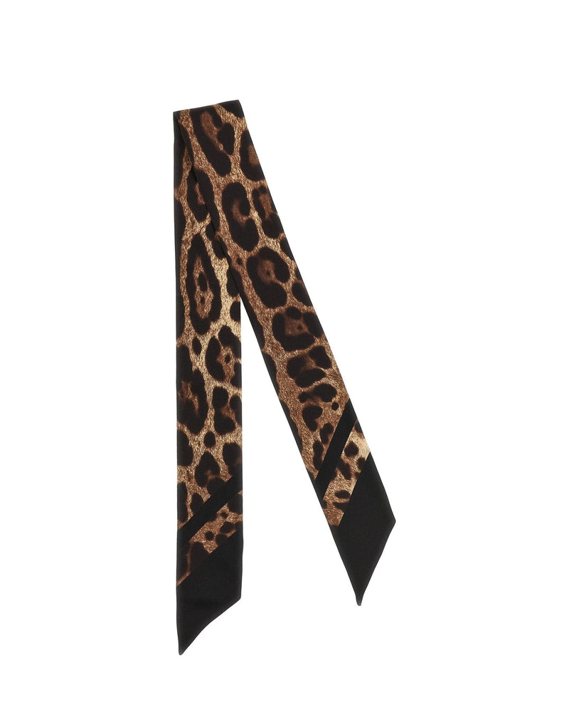 Dolce & Gabbana Durags & Hair Wrap in brown, Silk — view 2