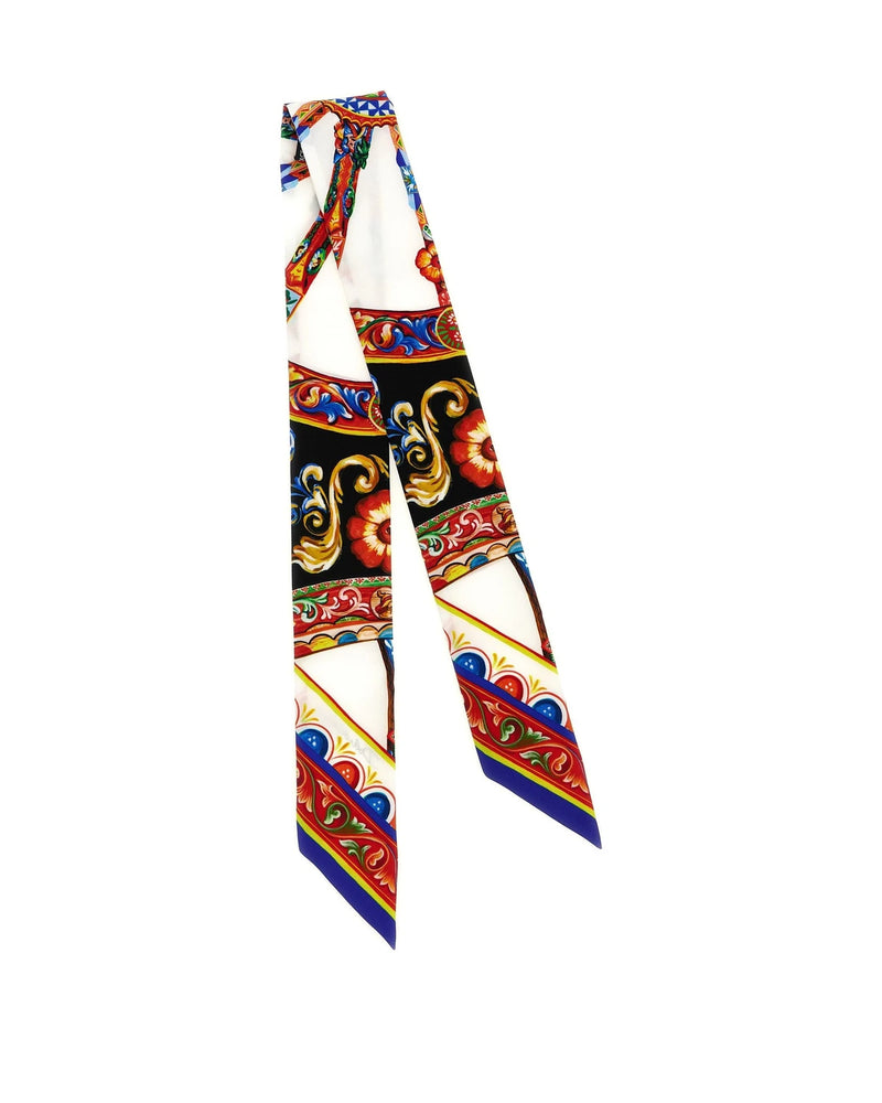 Dolce & Gabbana Durags & Hair Wrap in multicolor, Silk — view 2