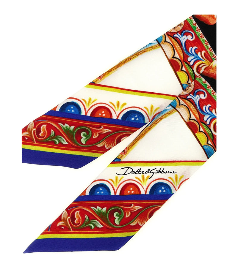 Dolce & Gabbana Durags & Hair Wrap in multicolor, Silk — view 3
