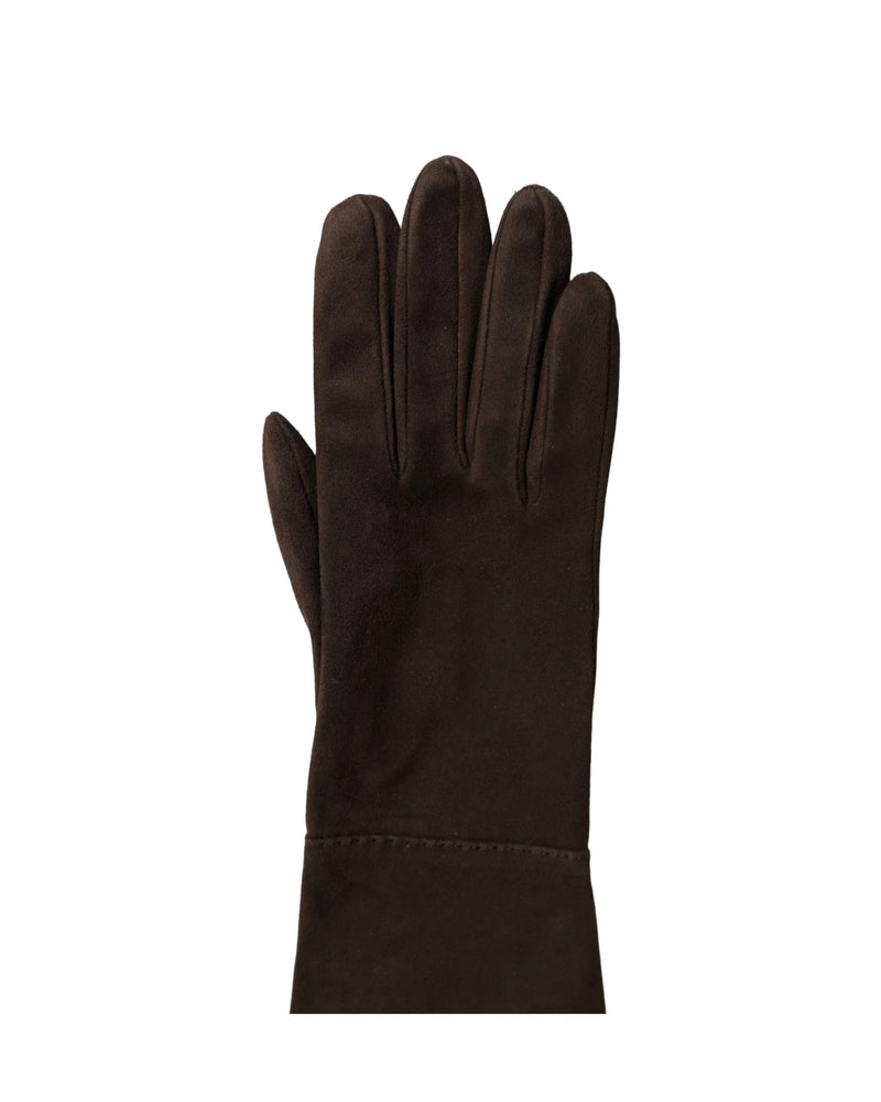 Dolce & Gabbana Gloves & Mitten in brown, Genuine Leather — view 3