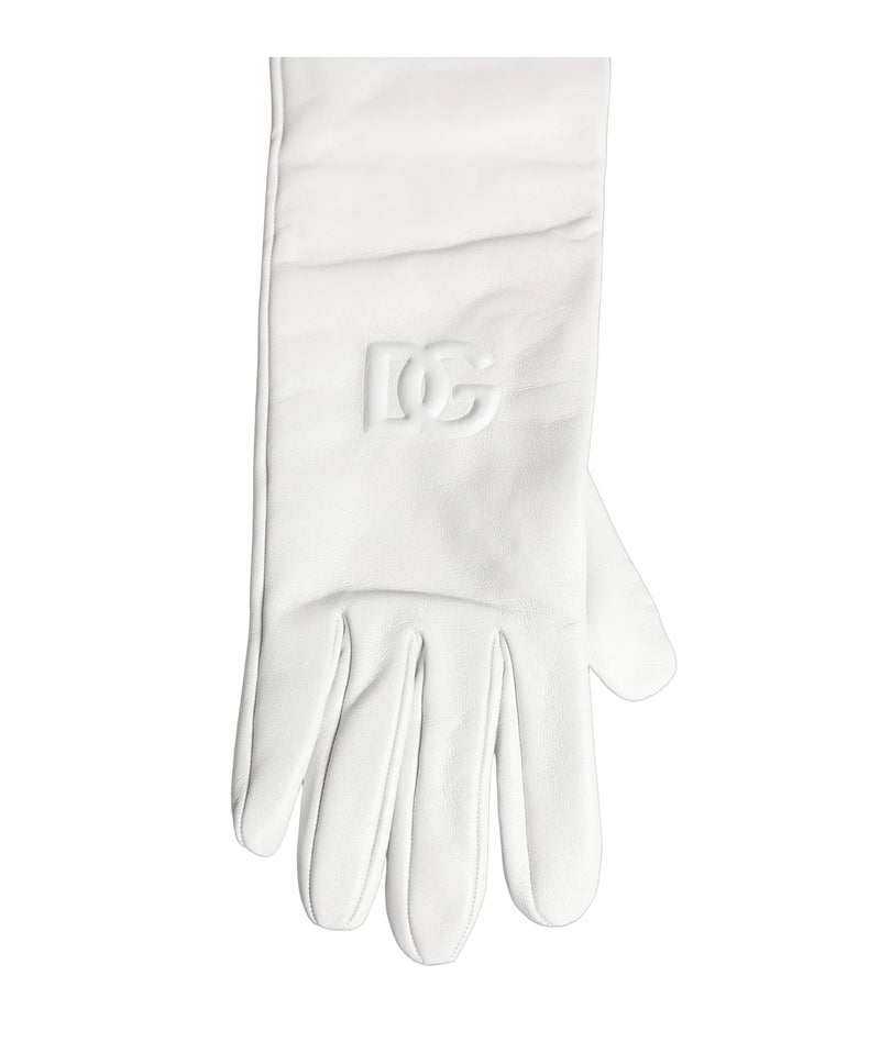 Dolce & Gabbana Gloves & Mitten in white — view 3