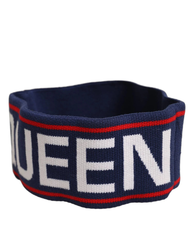 Dolce & Gabbana Headband in navy, Virgin Wool