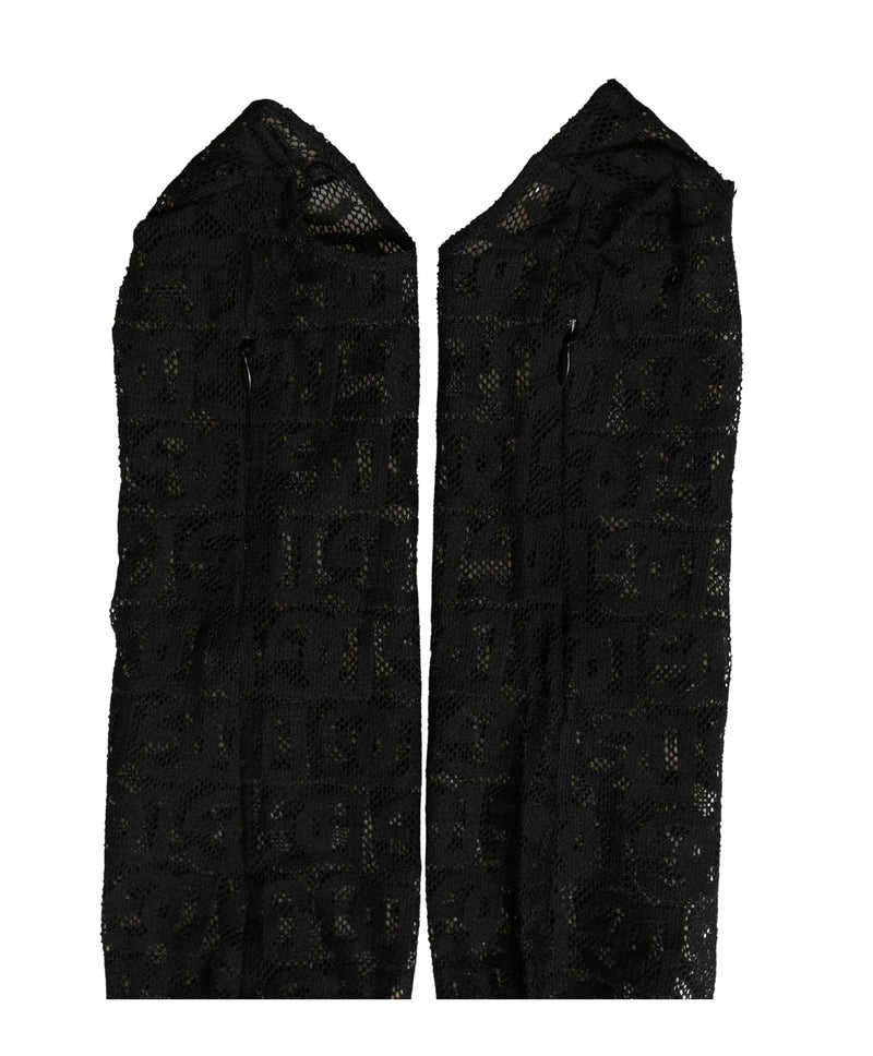 Dolce & Gabbana Hold Up Sock in black, Nylon — view 7