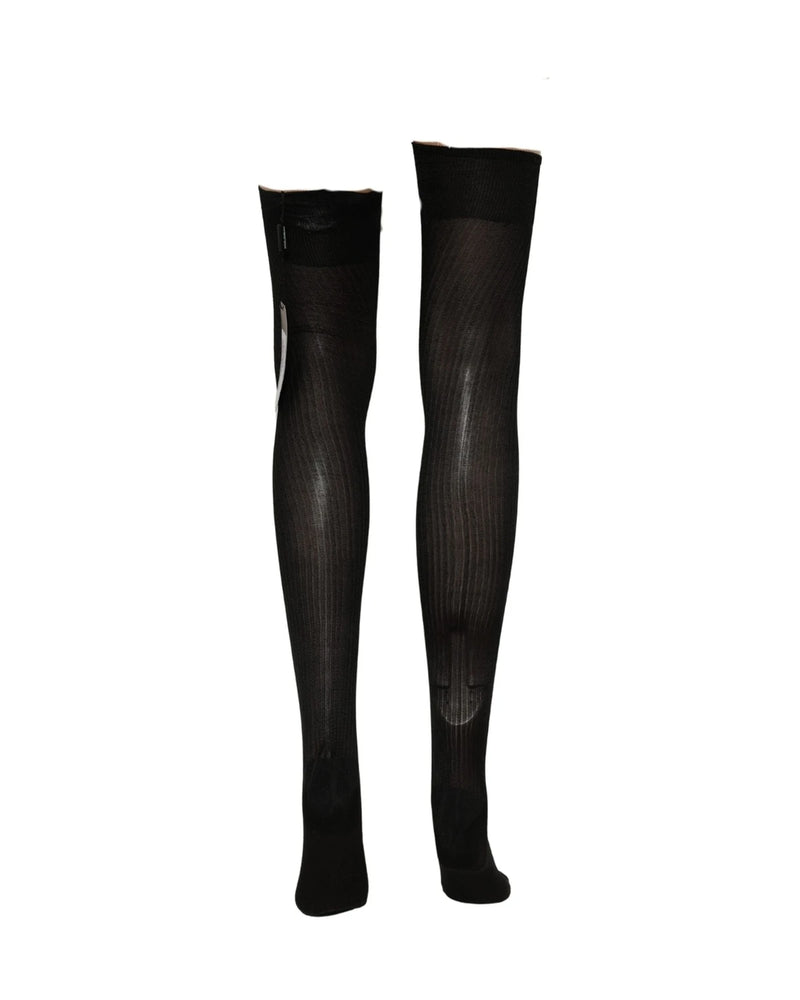 Dolce & Gabbana Hold Up Sock in black, Viscose