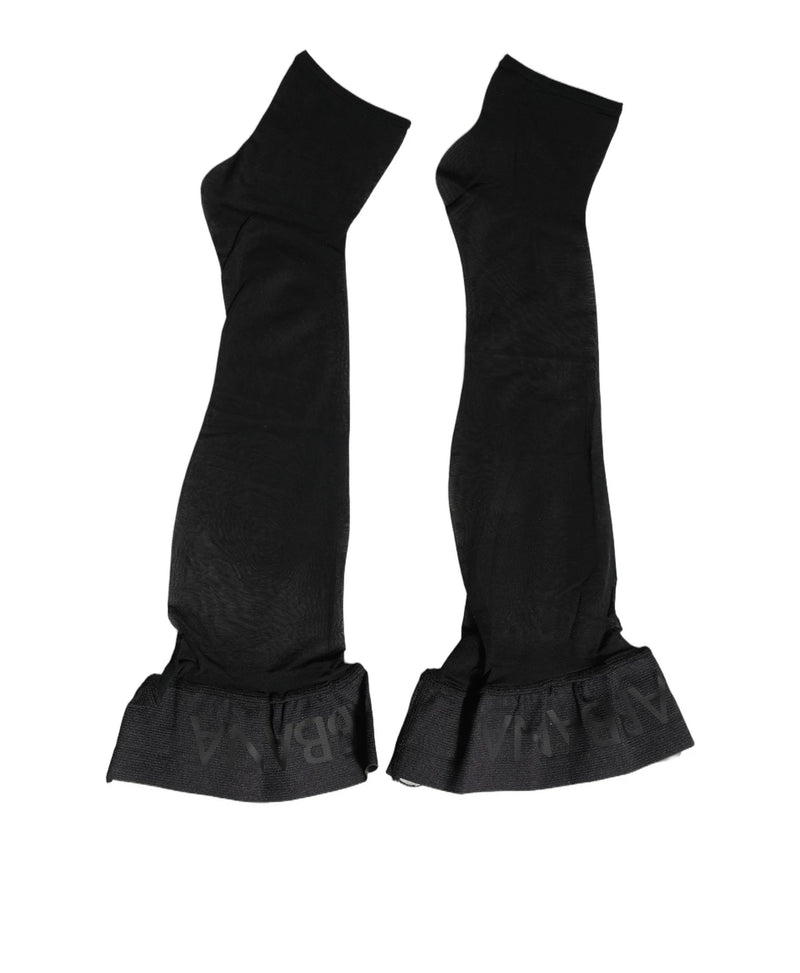Dolce & Gabbana Knee Sock in black, Elastane — view 2