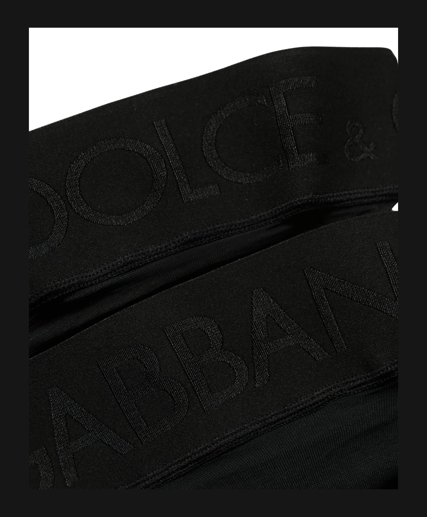 Dolce & Gabbana Accessory Black Knee Sock