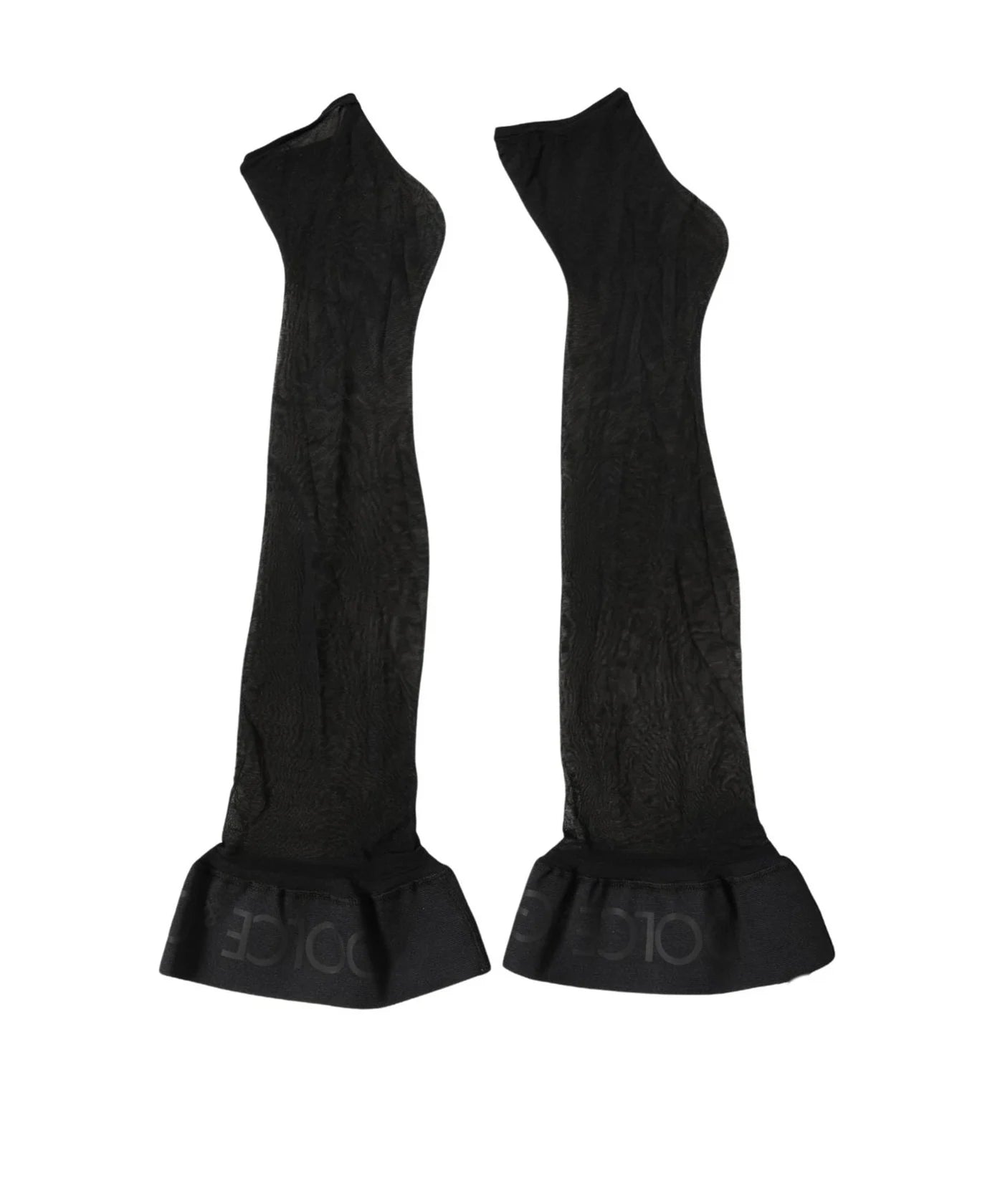 Dolce & Gabbana Knee Sock in black, Nylon — view 3