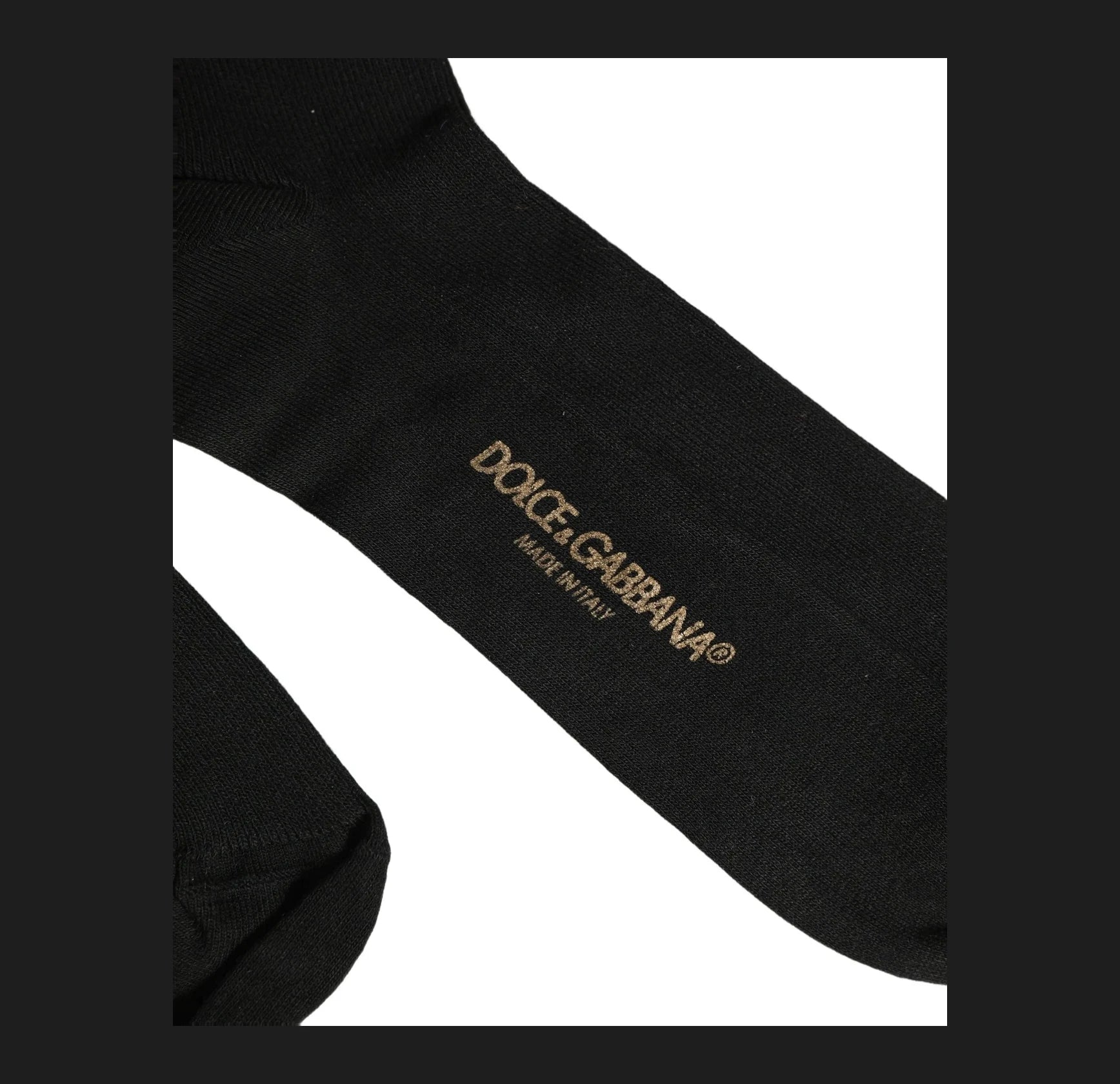 Dolce & Gabbana Knee Sock in black