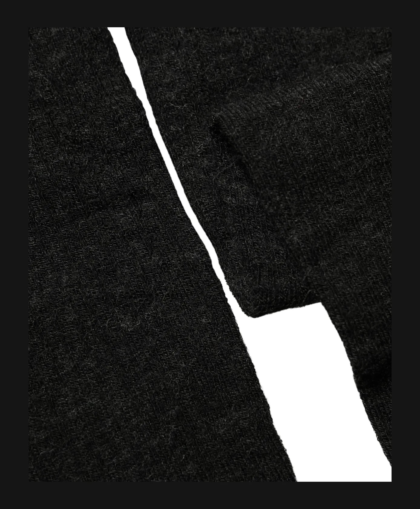 Dolce & Gabbana Accessory Black Wool Knee Sock
