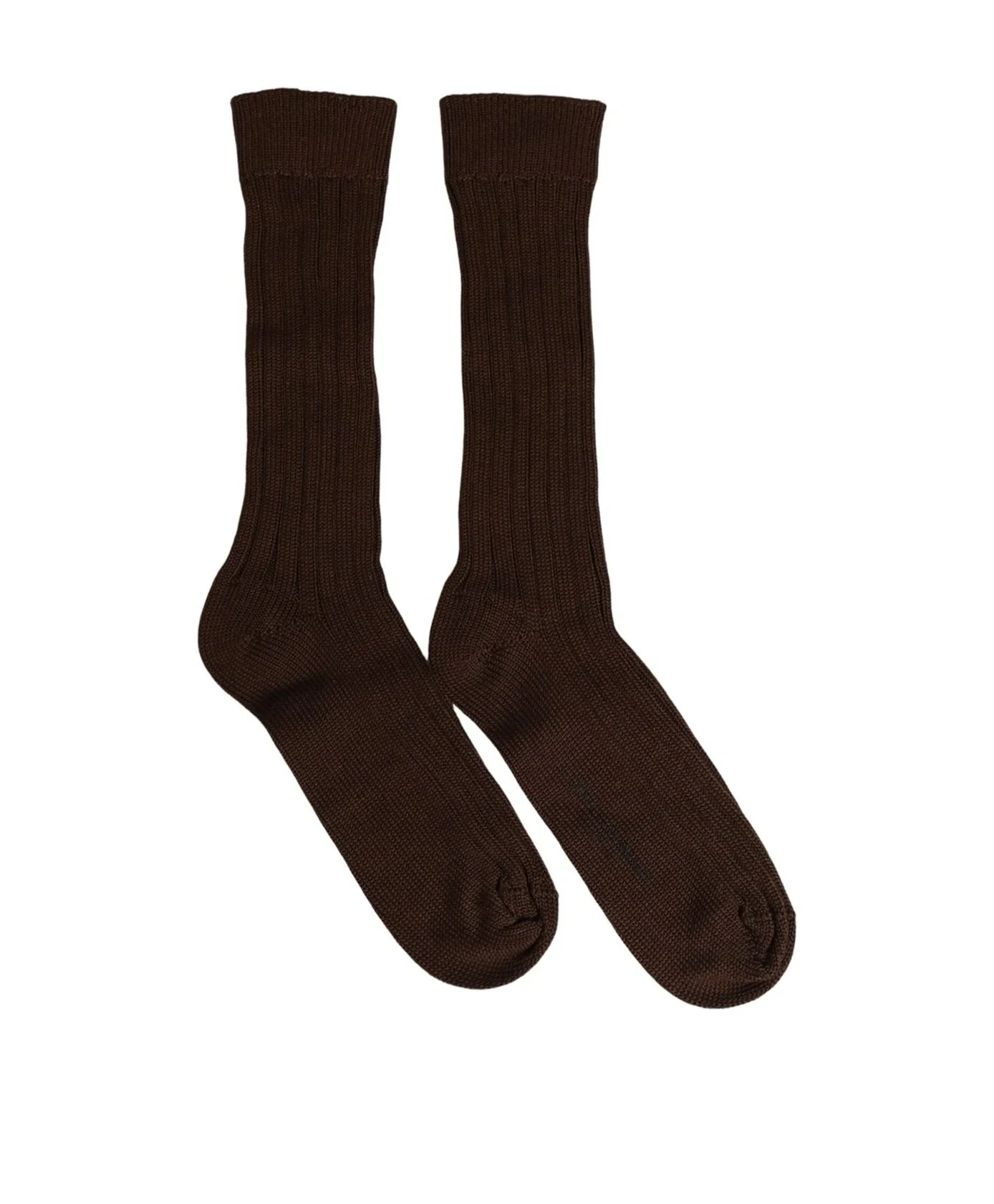 Dolce & Gabbana Knee Sock in brown, Nylon