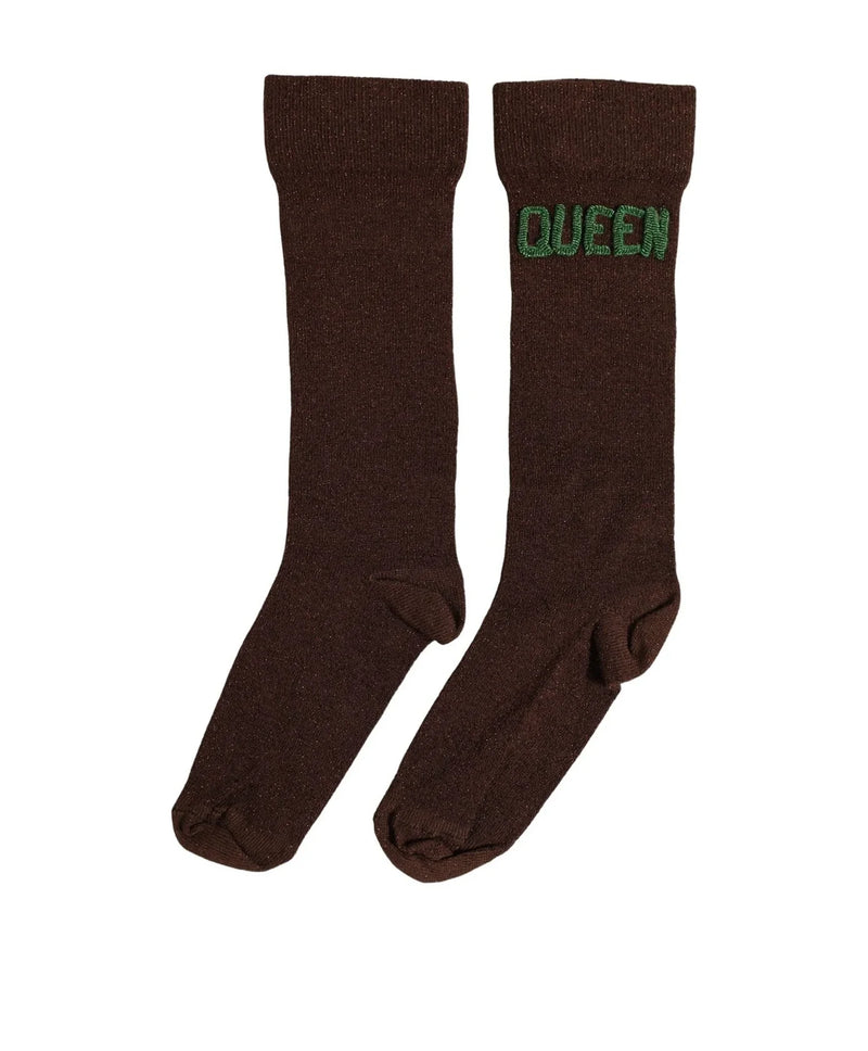 Dolce & Gabbana Knee Sock in brown — view 4