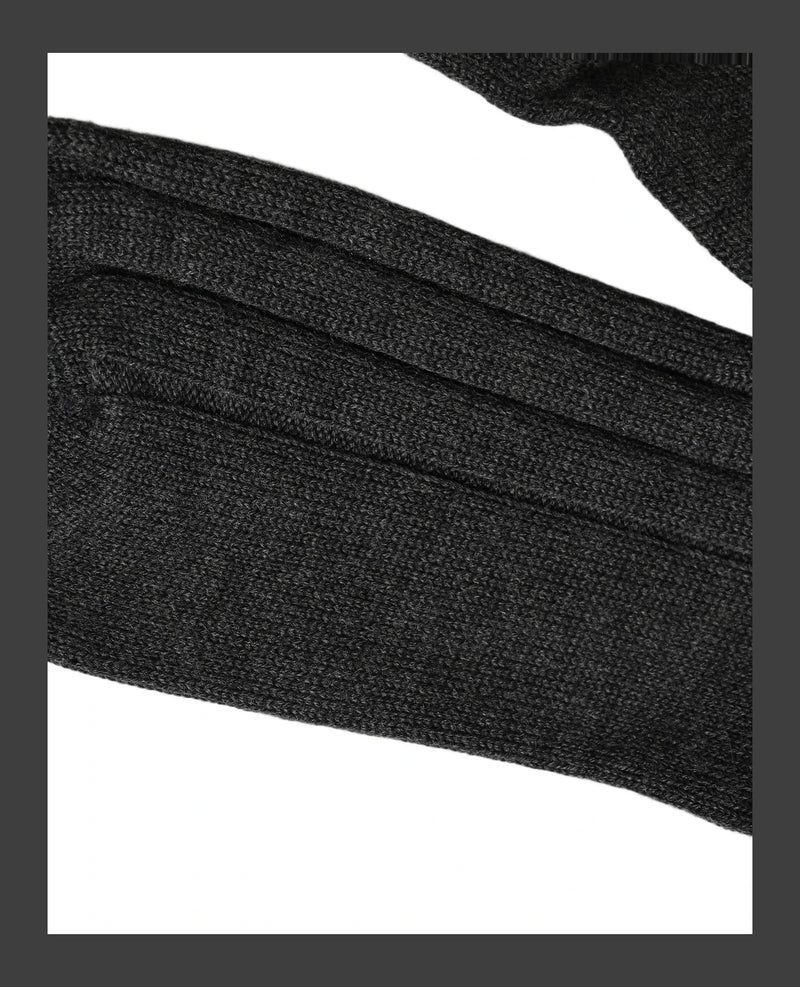 Dolce & Gabbana Knee Sock in gray, Wool — view 3