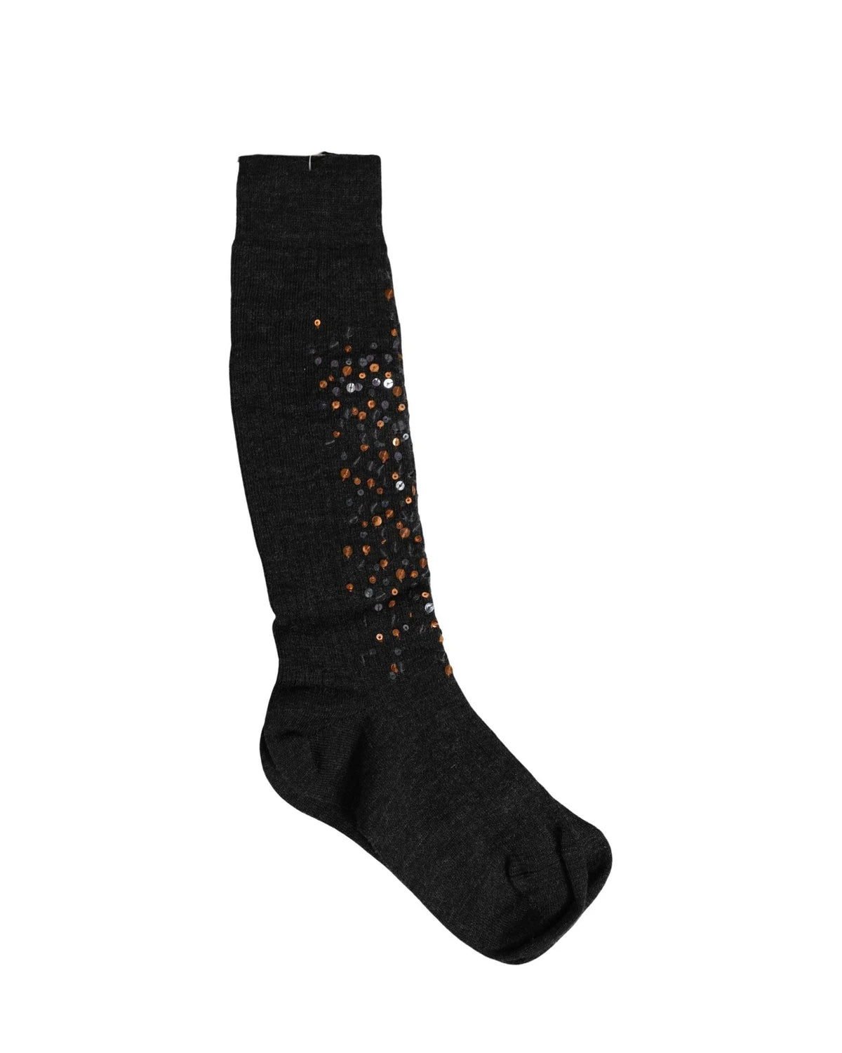 Dolce & Gabbana Knee Sock in gray, Wool — view 3