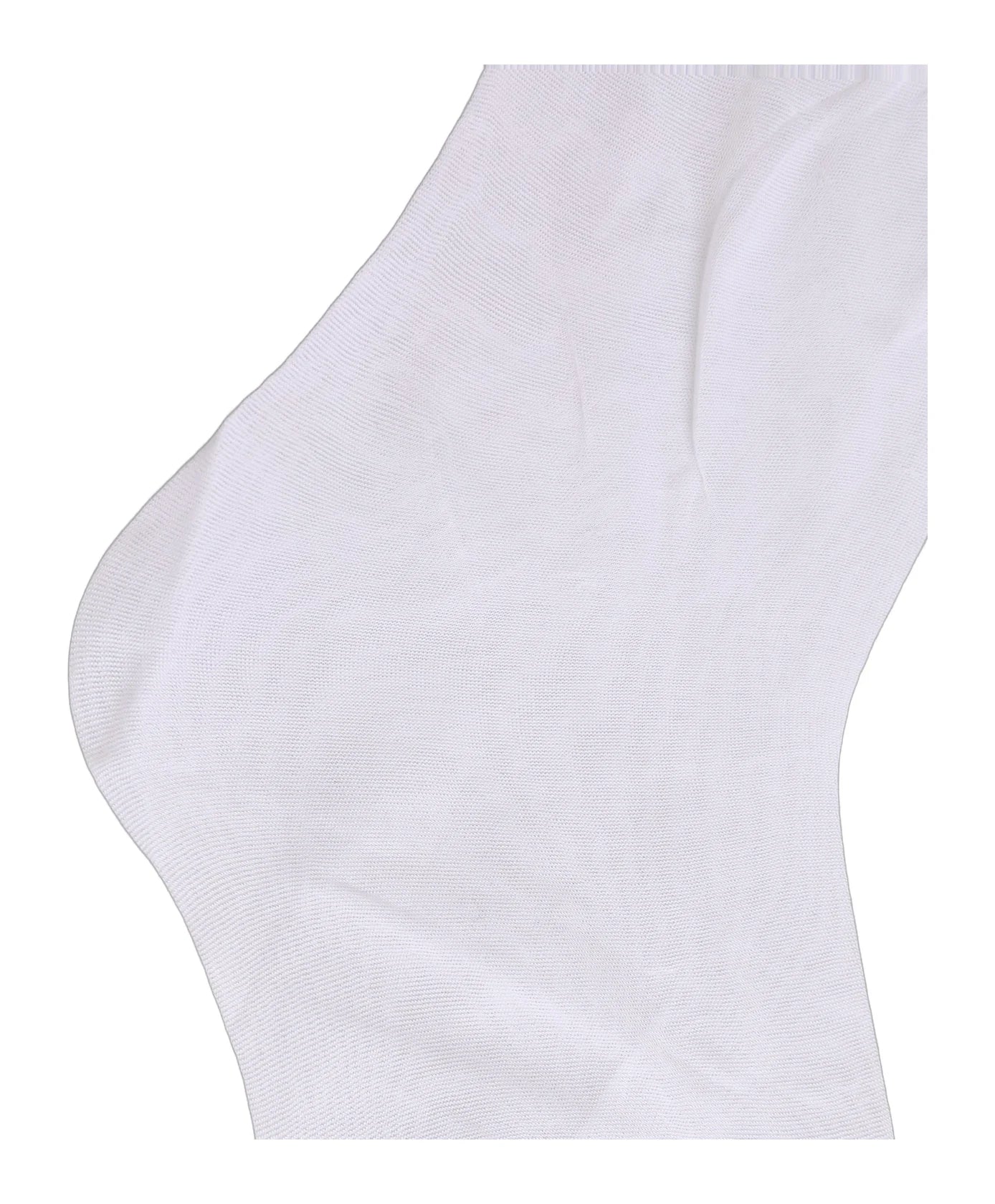 Dolce & Gabbana Knee Sock in white, Nylon