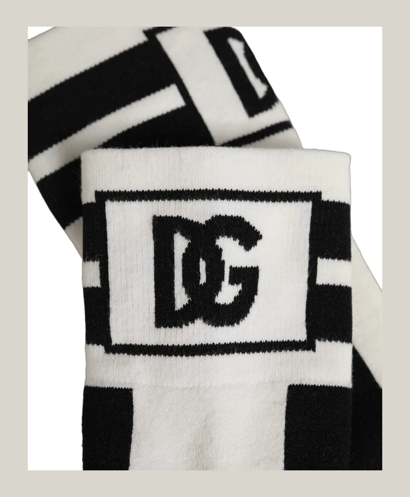 Dolce & Gabbana Knee Sock in white