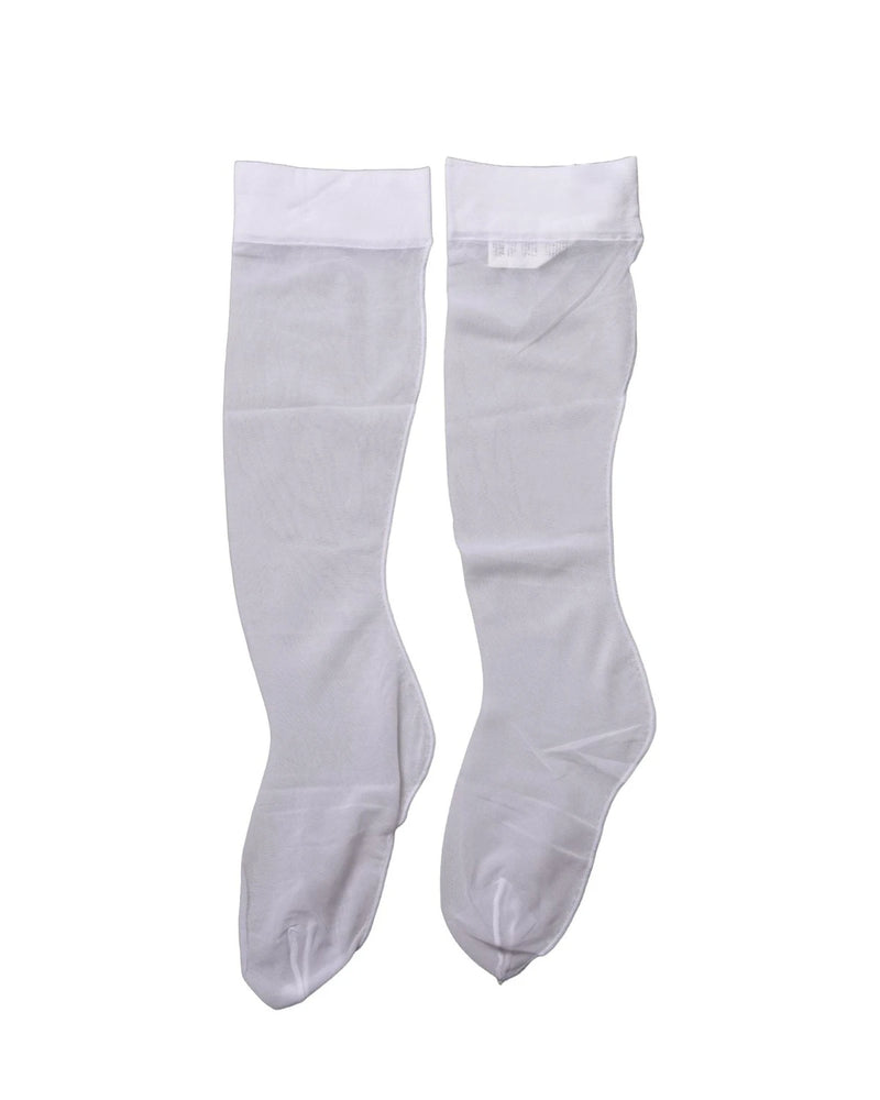 Dolce & Gabbana Knee Sock in white — view 2