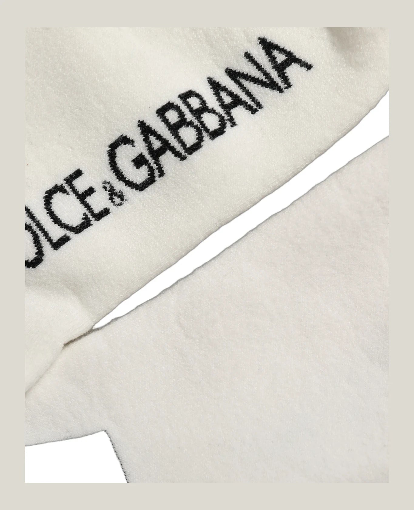 Dolce & Gabbana Knee Sock in white — view 5